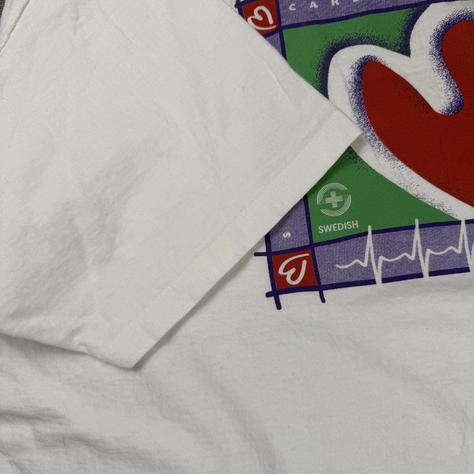 Vintage Vintage Oneita Cardiac Rehab Heart Tee XL Single-stitch Size US XL / EU 56 / 4 - 5 Thumbnail