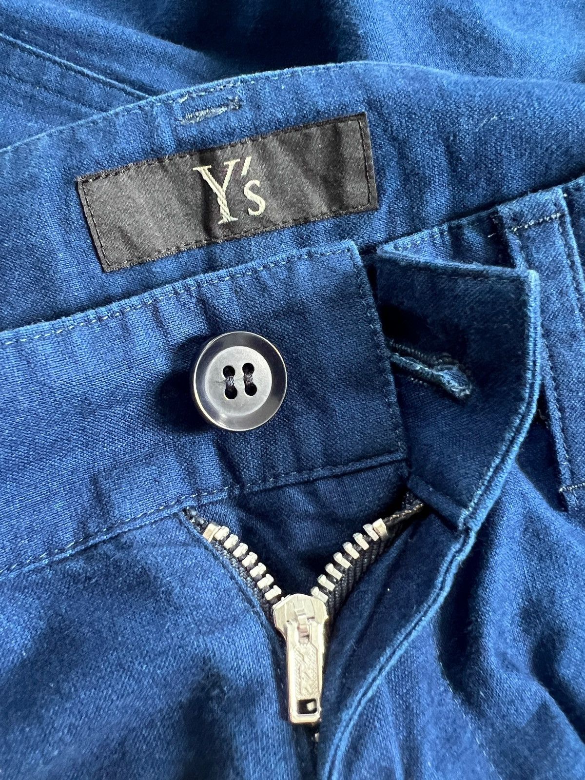 Y's × Yohji Yamamoto Yohji Yamamoto Y’s Doube Knee Indigo Pants Size US 33 - 8 Thumbnail