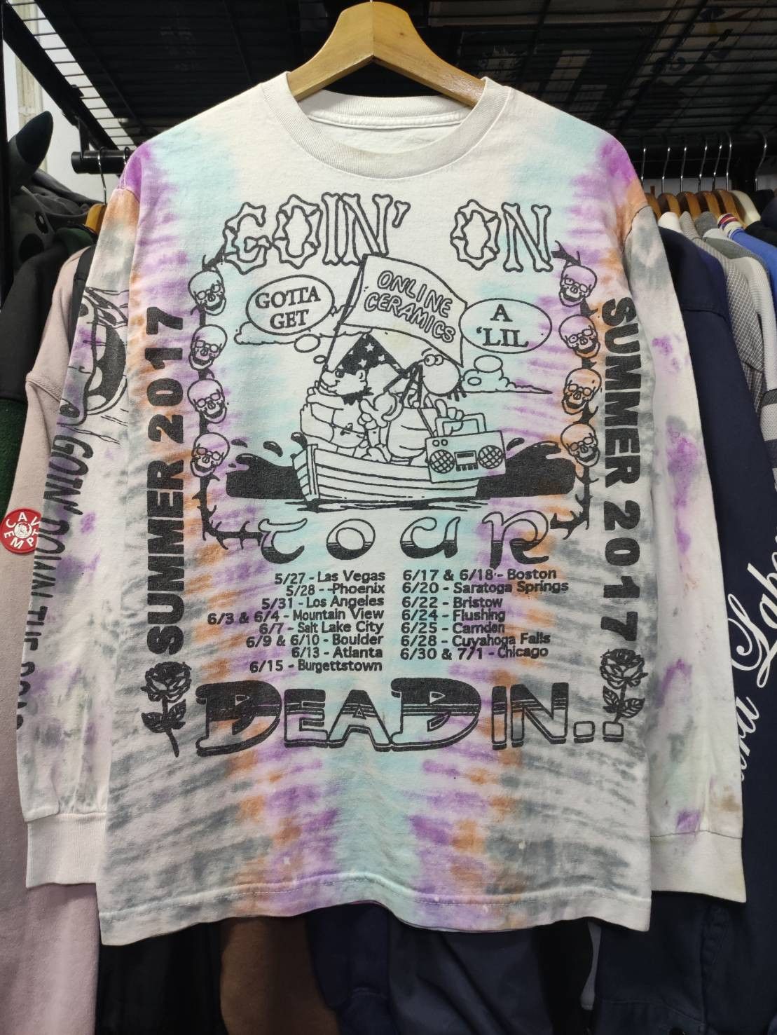 Grateful Dead × Online Ceramics Rare! Online Ceramics Dead & Company Summer Tour John Mayer Size US M / EU 48-50 / 2 - 1 Thumbnail