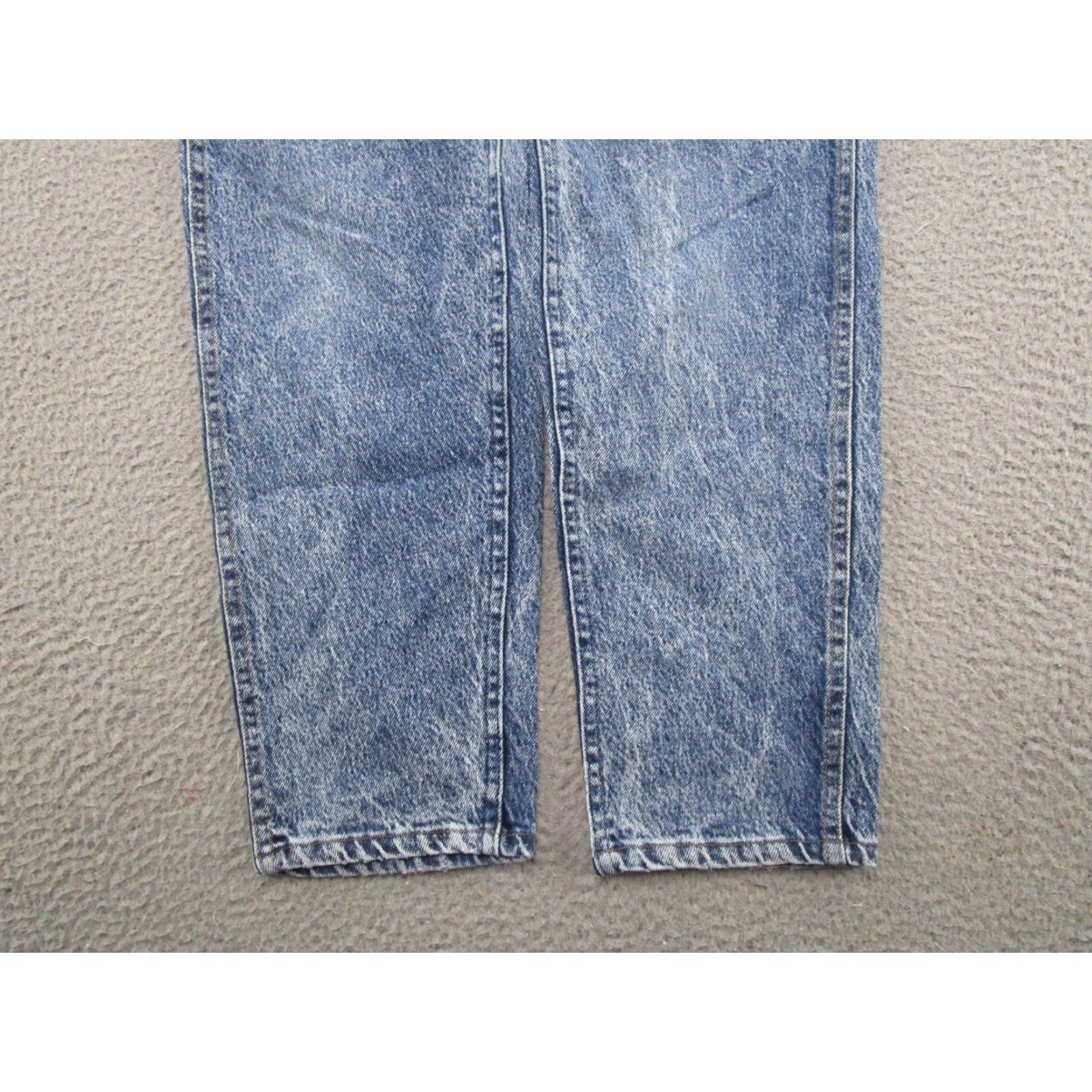 Lee VINTAGE Lee Stonewashed Blue Denim High Rise Mom Jeans Size 14 Med USA Made - 90s Womens Jeans Size 36" / US 14 / IT 50 - 2 Thumbnail