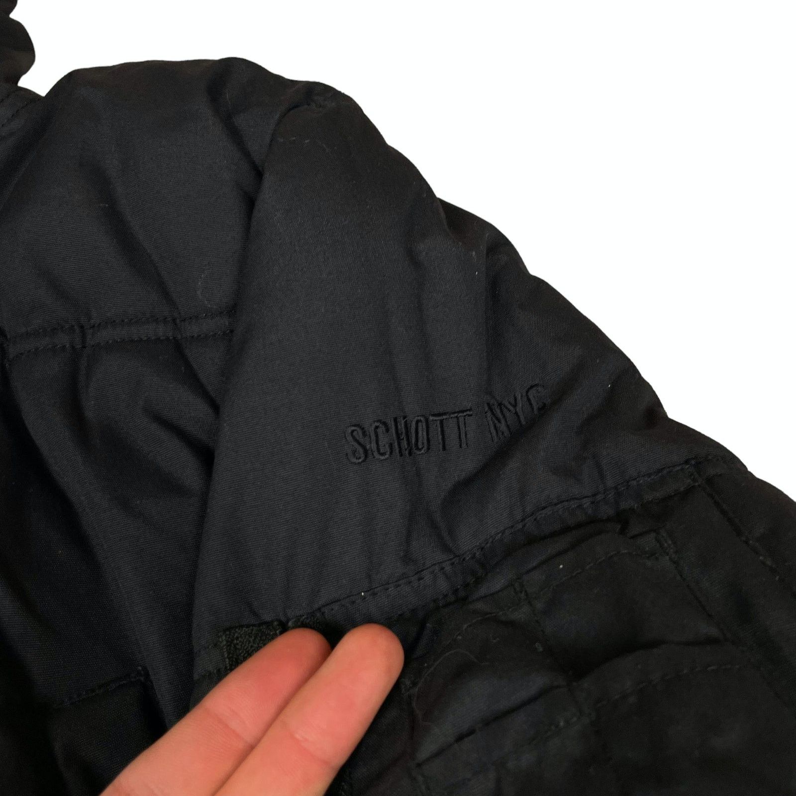 Schott Schott NYC Men's Full Zip Long Sleeve Hooded Parka Jacket Size US L / EU 52-54 / 3 - 6 Thumbnail