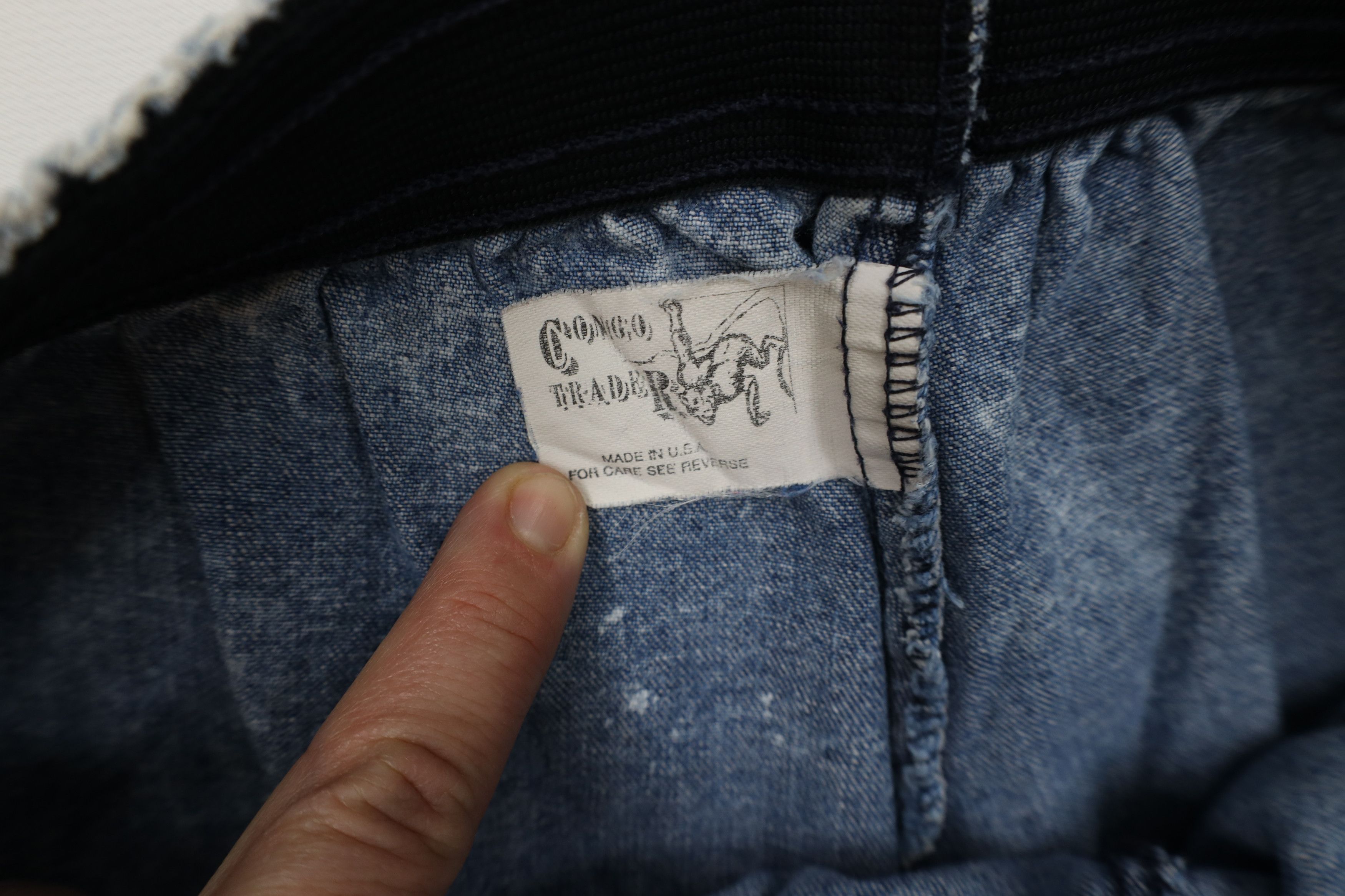 Vintage Vintage 90s Streetwear Relaxed Acid Wash Jeans USA Size 38" / US 16 / IT 52 - 8 Thumbnail
