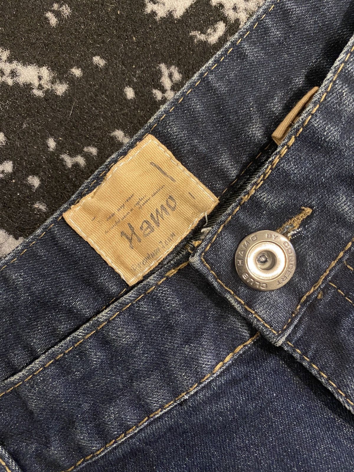 Japanese Brand Hysteric Glamour Patchwork Washed Denim Hello Kitty Size US 33 - 8 Thumbnail