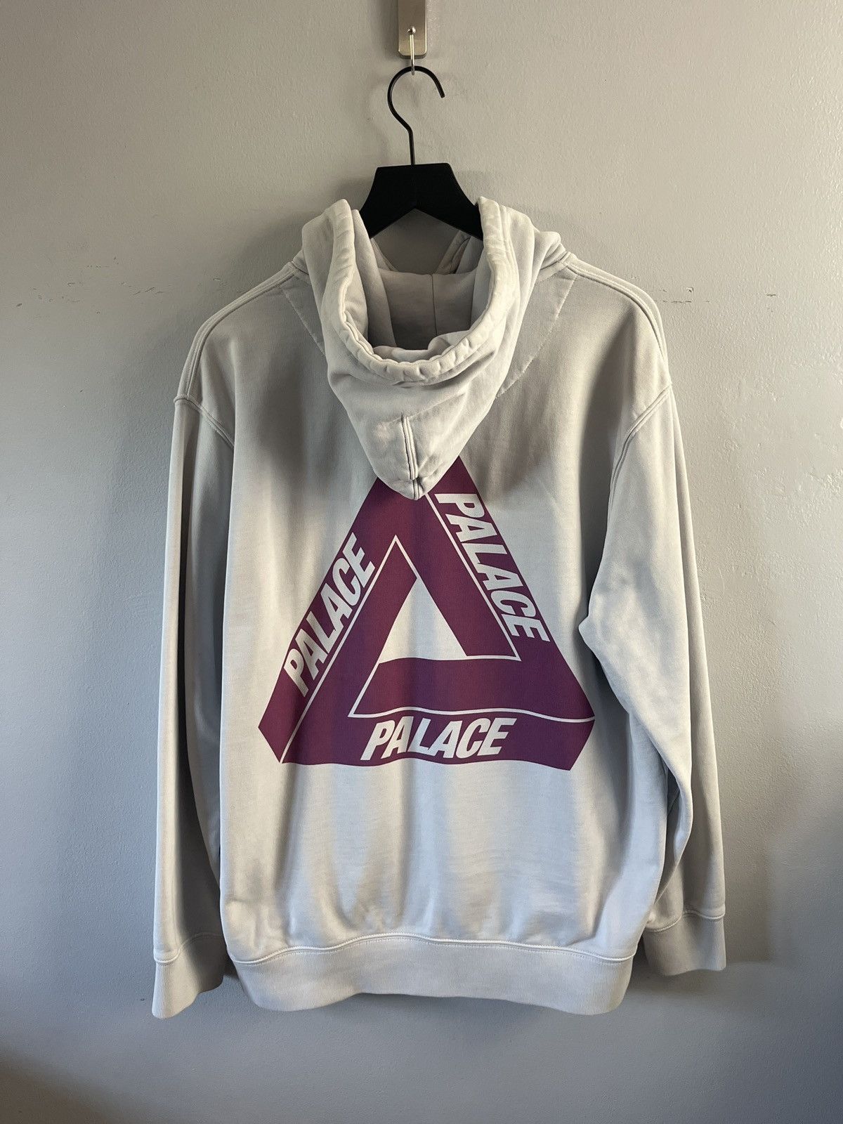 image of Palace Reacto Tri-Ferg Hoodie in Blue, Men's (Size Large)