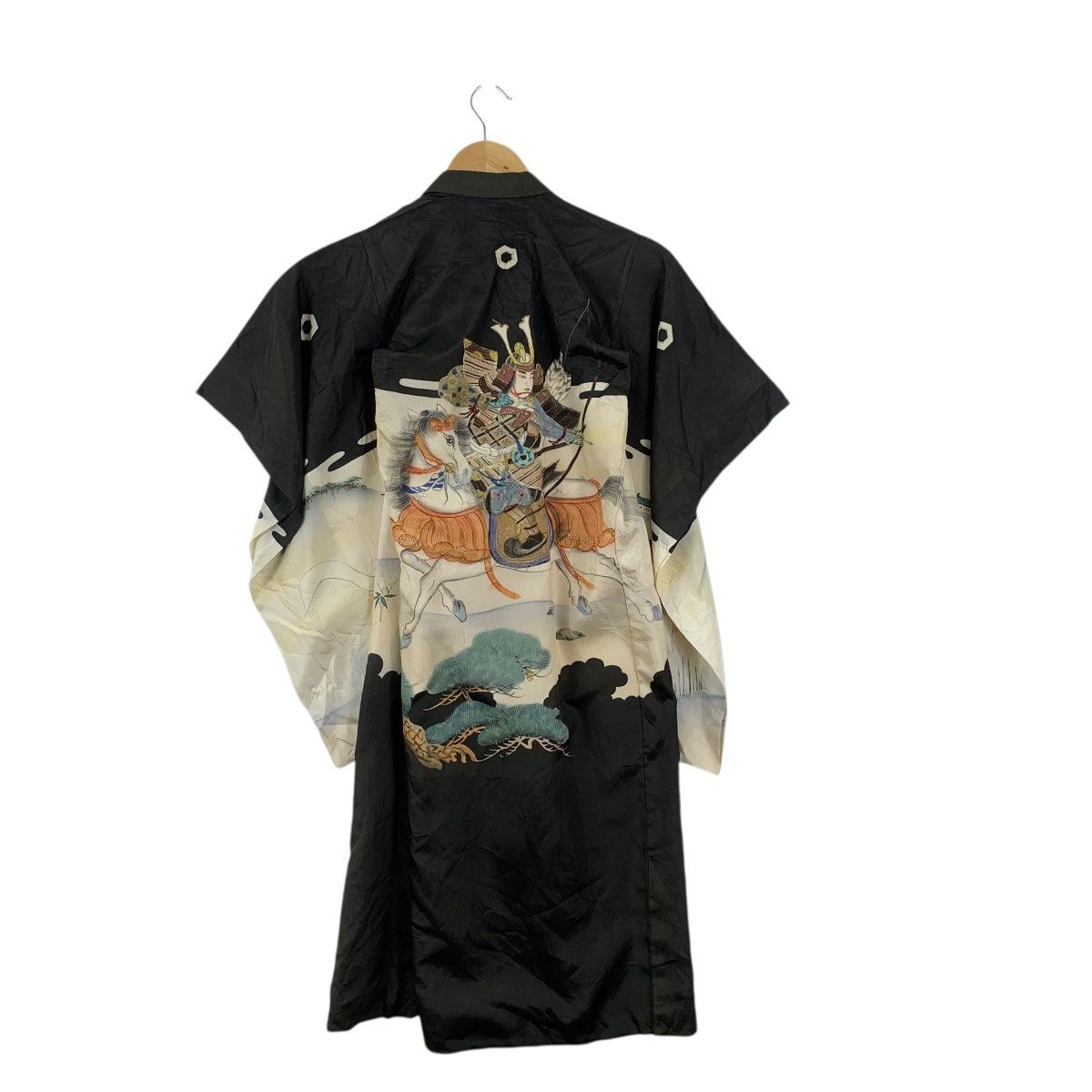Vintage Vintage 70s KIMONO JAPAN SAMURAI EDO Traditional Geisha Robe Size XXL / US 16-18 / IT 52-54 - 7 Thumbnail