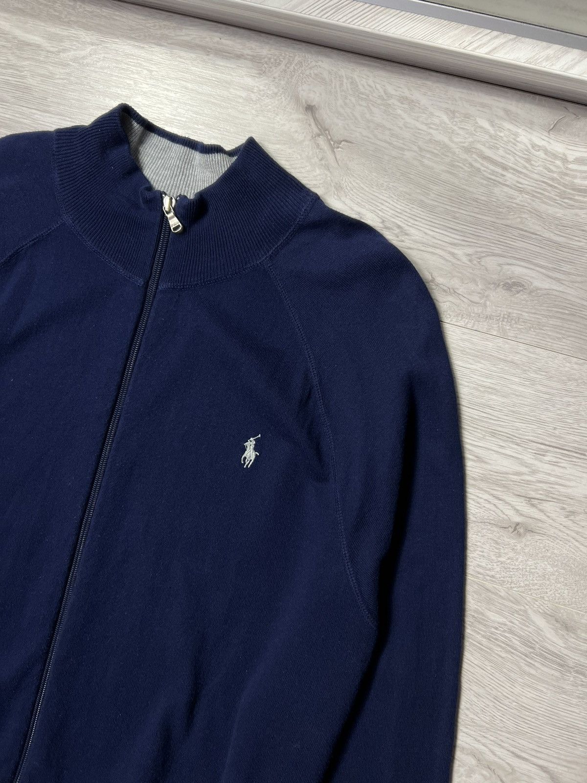 Polo Ralph Lauren Polo Ralph Lauren Full Zip Knitted Bomber Sweater Size US XXL / EU 58 / 5 - 2 Thumbnail