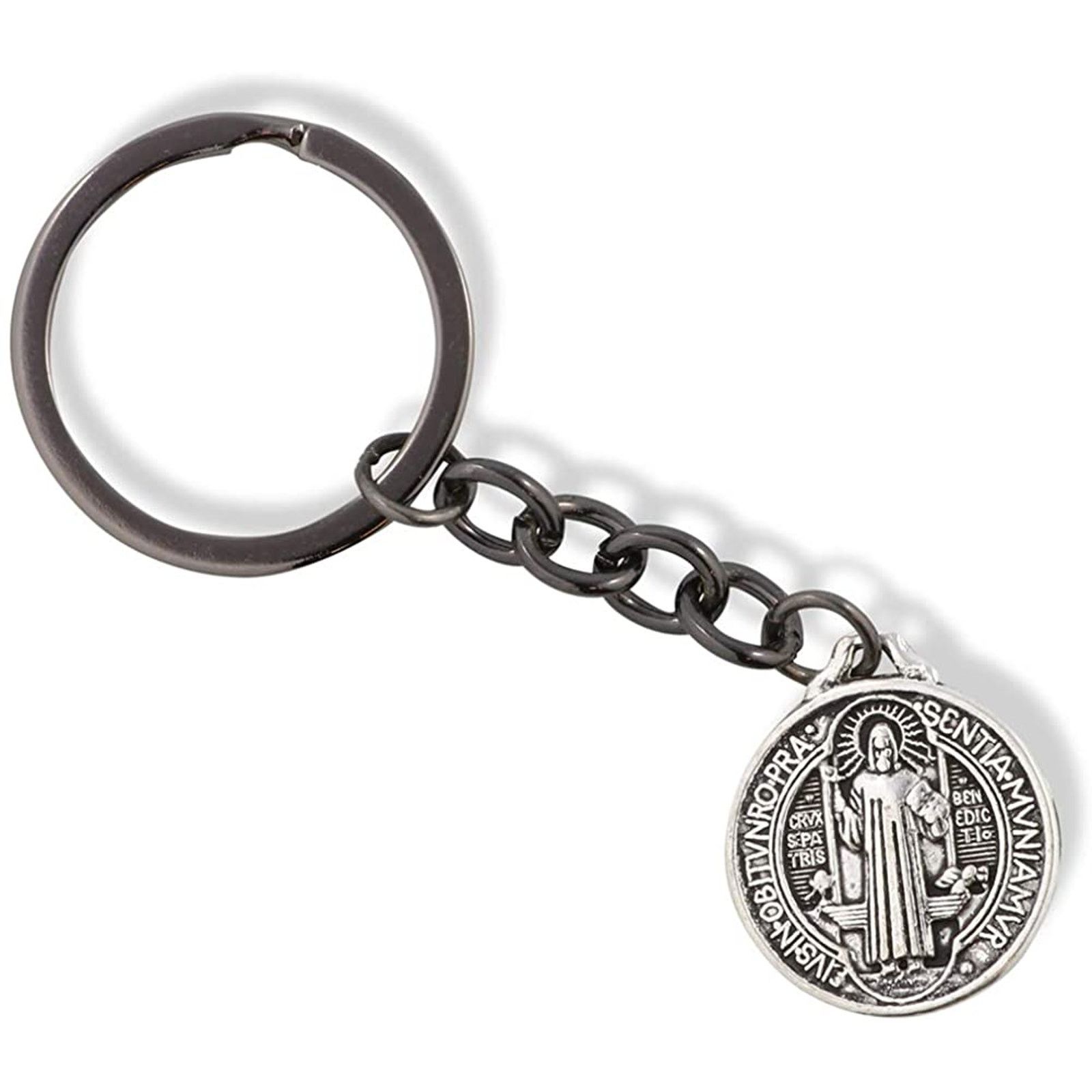 & Other Stories St Benedict Keychain - Medal San Benito Religious Keychain Size ONE SIZE - 1 Thumbnail