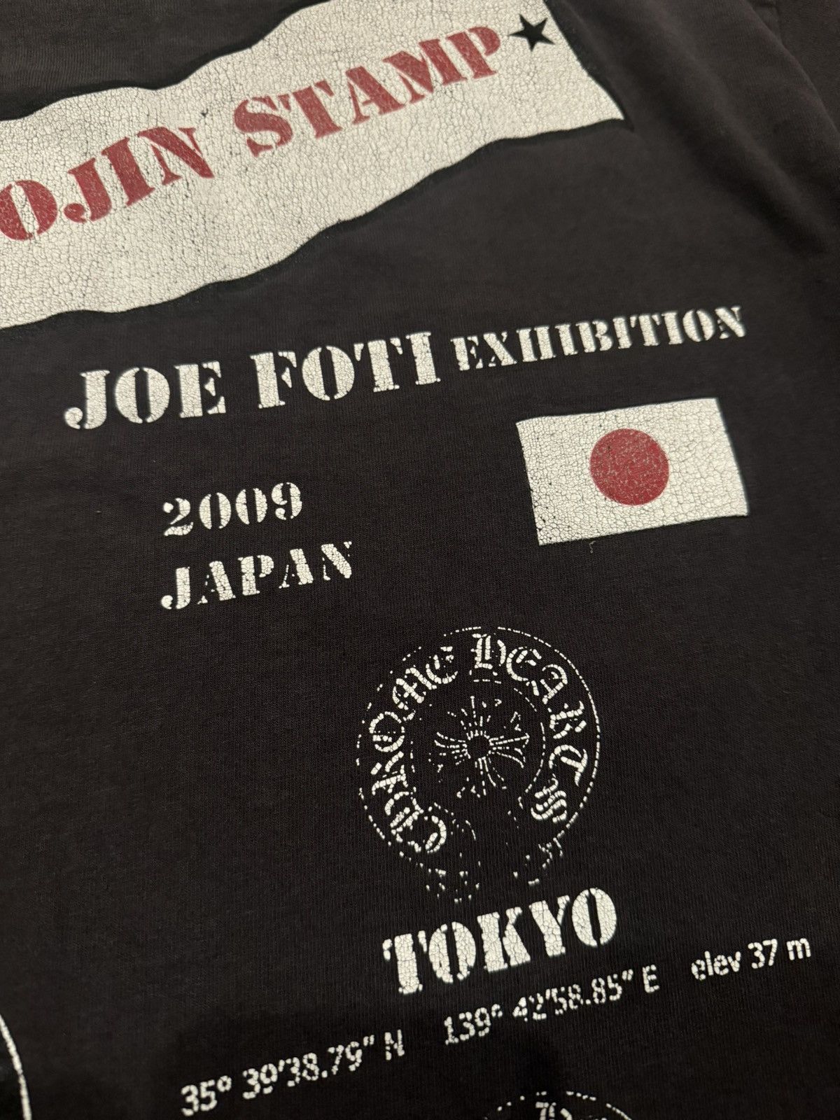 Chrome Hearts THRASHED Joe Foti 2009 Floojin Stamp Tee