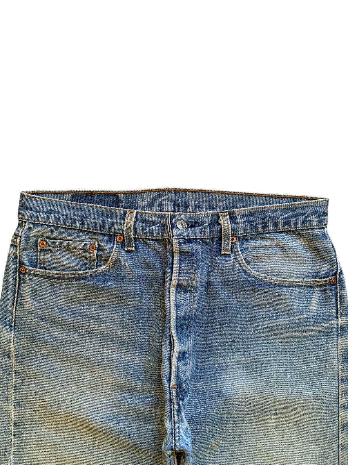 Levi's × Levi's Vintage Clothing Vintage 90s Levis 501 Faded Blue Wash Loose Fit Jeans Size US 35 - 4 Thumbnail