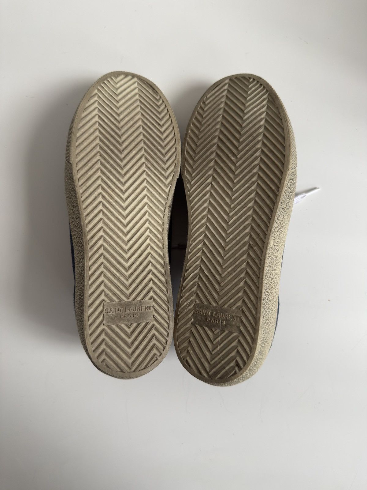 Saint Laurent Paris Saint Laurent Paris Suede Court SL/06 Low Sneakers Size US 6 / IT 36 - 5 Thumbnail