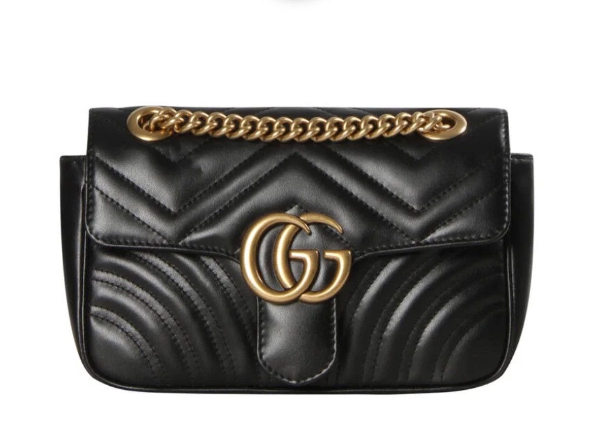 Gucci Gucci | Women's Shoulder Bag MARMONT FLAP Small Size ONE SIZE - 1 Thumbnail