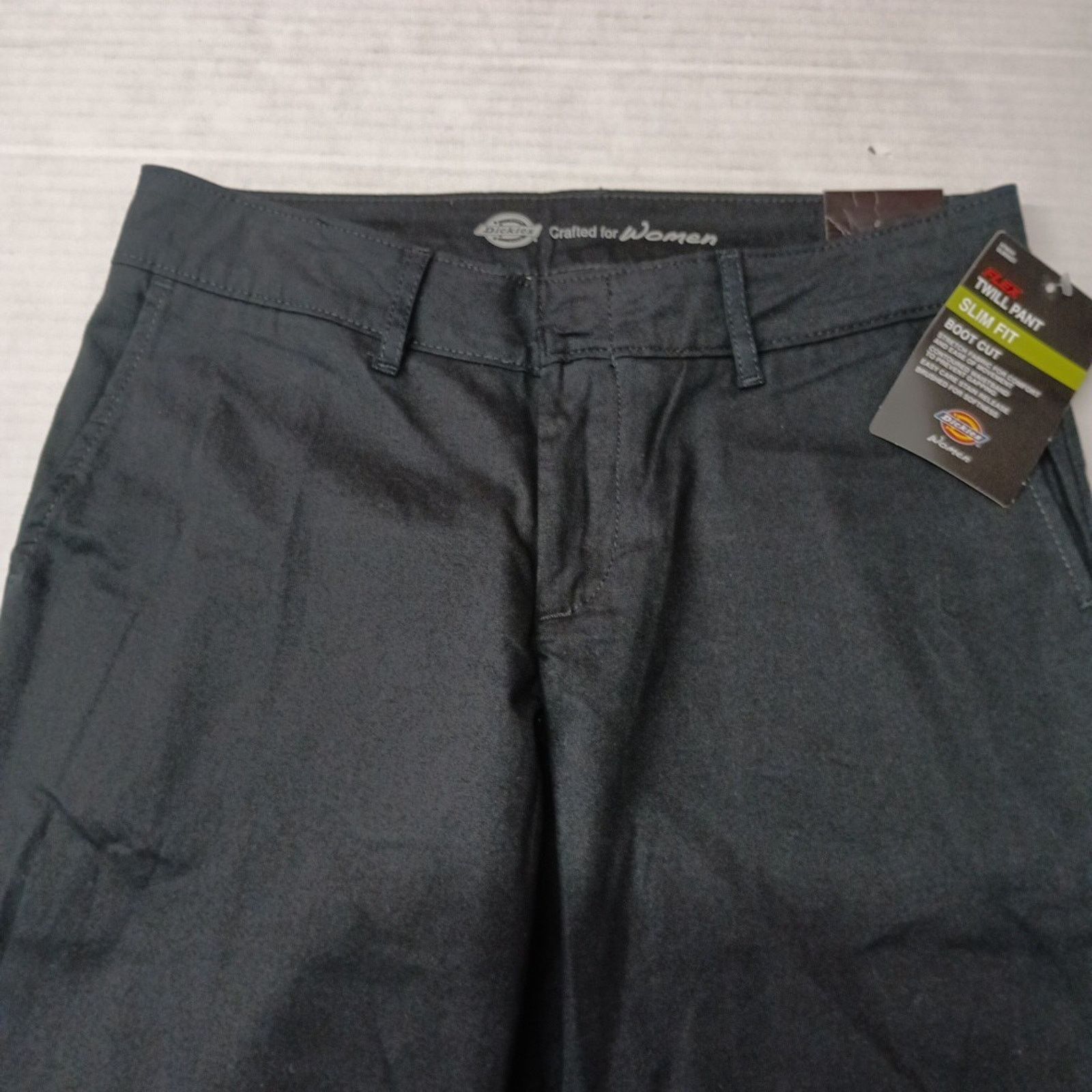 Dickies Dickies Women's Flex Twill Slim Fit Bootcut Pants Size 4L Size 27" / US 4 / IT 40 - 6 Thumbnail