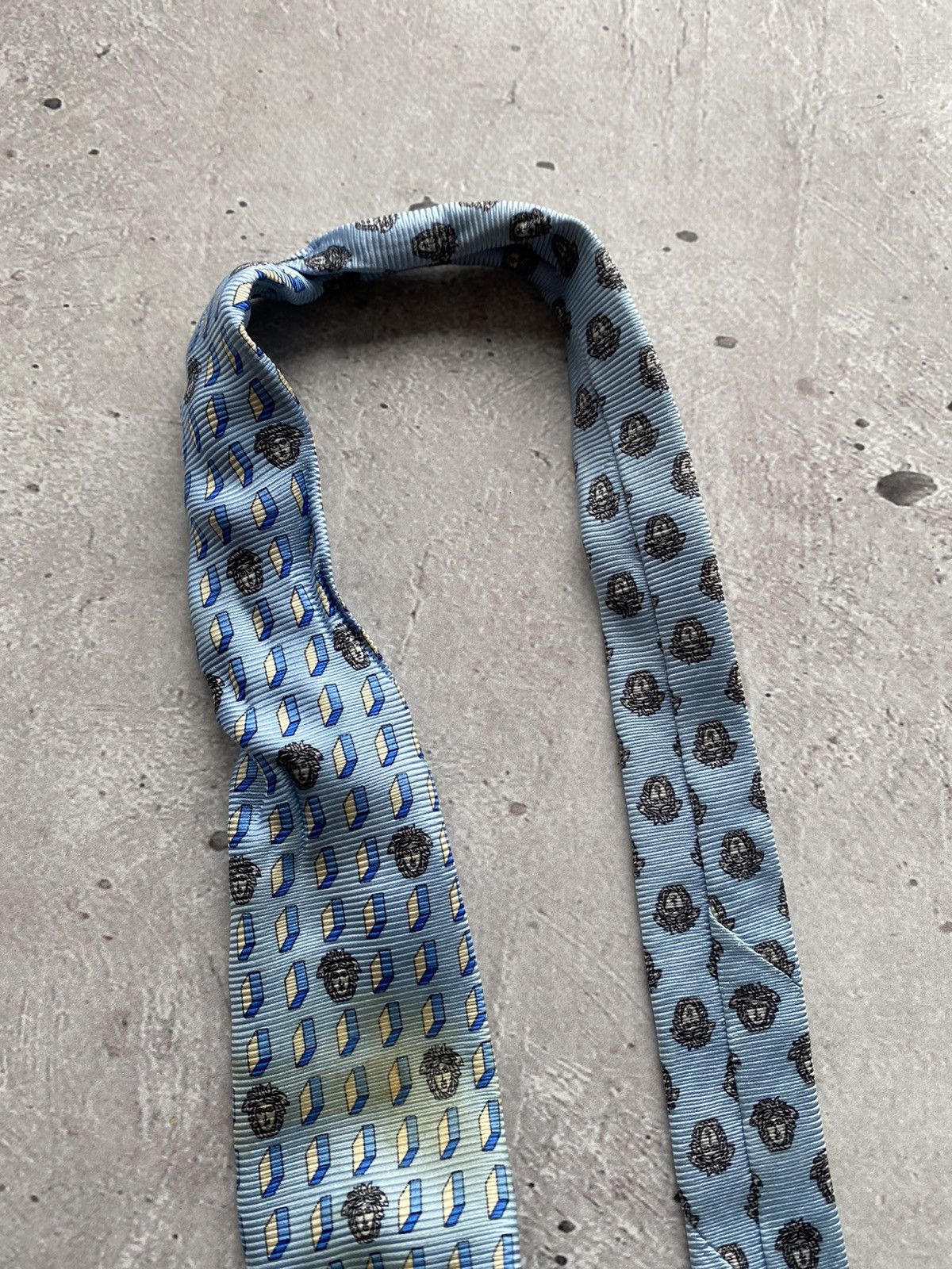 Designer Vintage 90s Gianni Versace Silk Neck Tie Made in Italy USA Size ONE SIZE - 7 Thumbnail