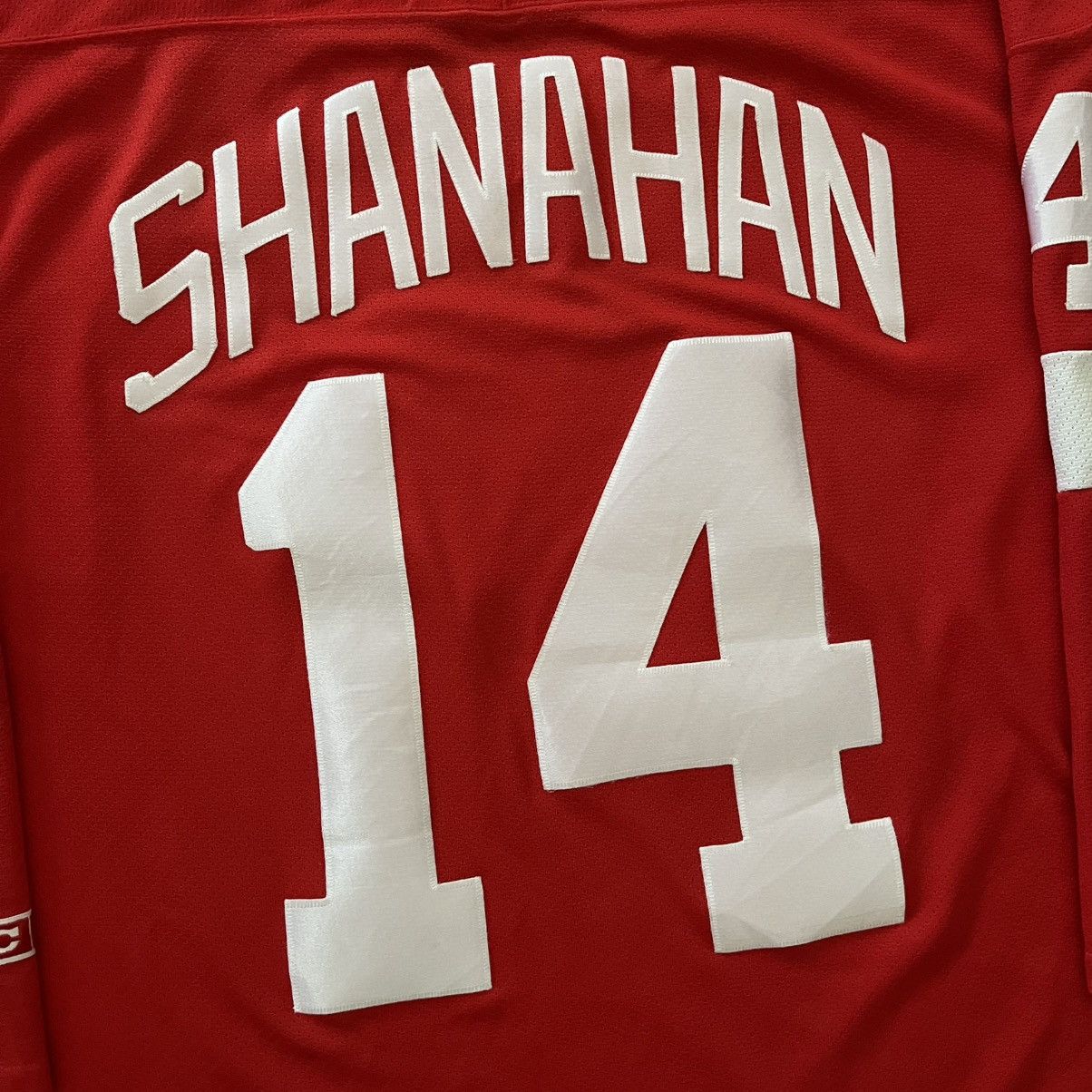 Ccm × NHL VintageCCM Detroit RedWings#14 Brendan Shanahan HockeyJersey Size US L / EU 52-54 / 3 - 13 Thumbnail