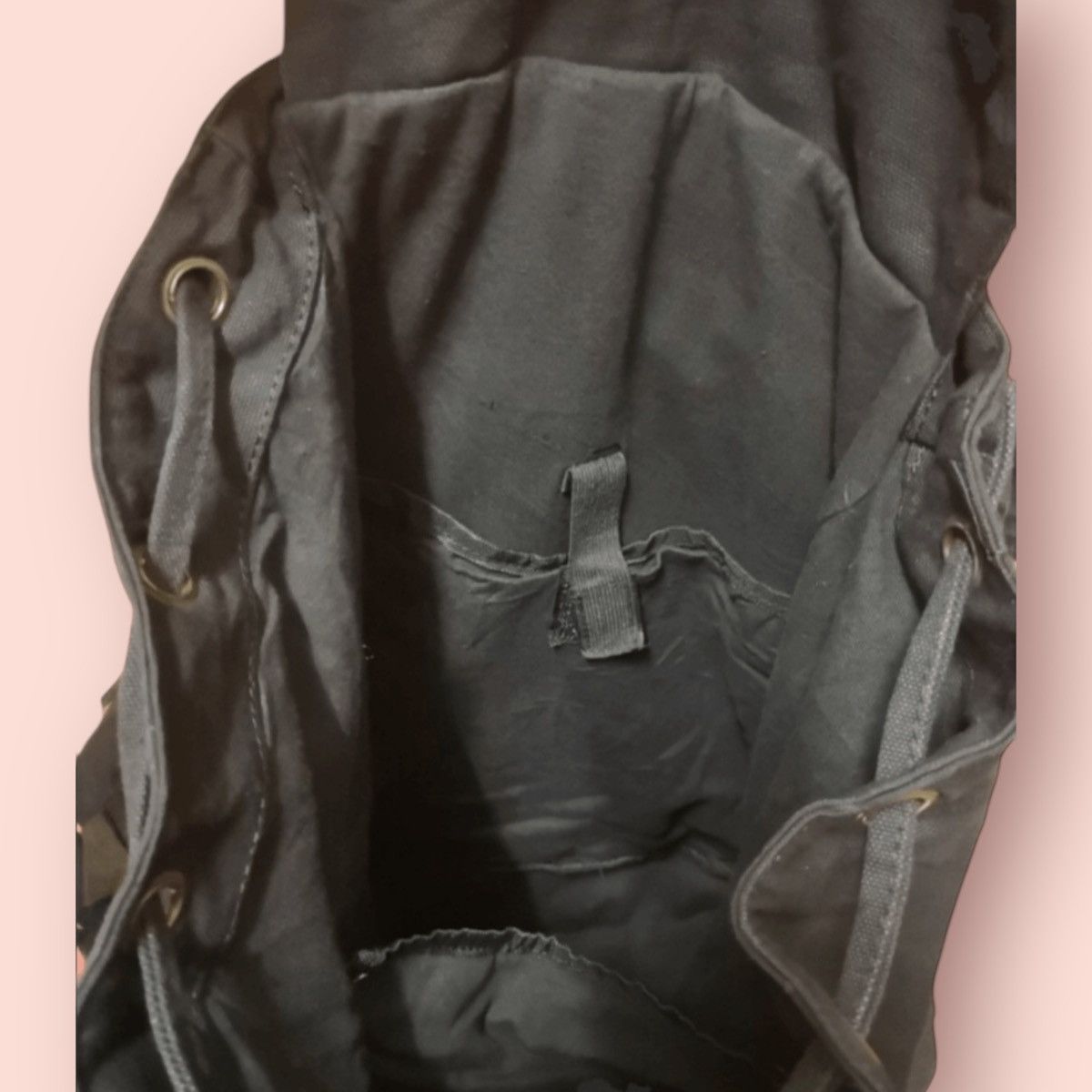 Canvas × Japanese Brand DOPE🔥 CLELO CANVAS LEATHER TRAVEL BACKPACK Size ONE SIZE - 11 Thumbnail