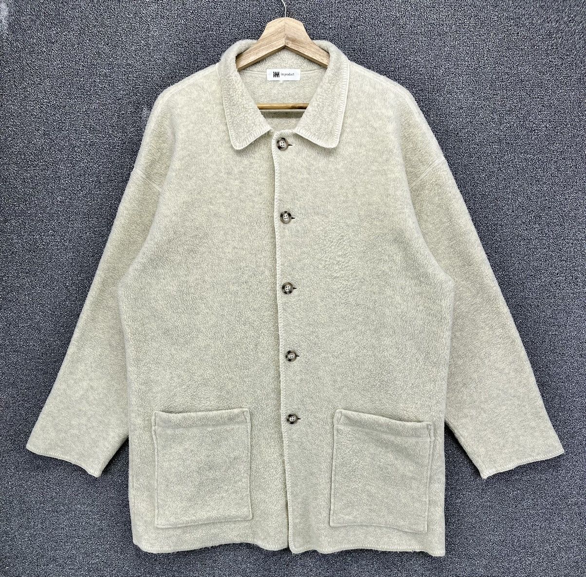 Issey Miyake Vintage Issey Miyake Products Fleece Button Up Jacket Size US L / EU 52-54 / 3 - 1 Thumbnail
