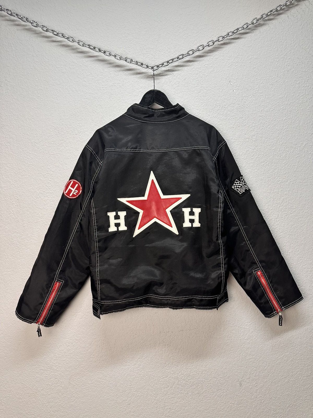 NASCAR Vintage Racing Jacket Harrison F1 Nascar Marlboro Y2k Rare Size US XXL / EU 58 / 5 - 9 Thumbnail