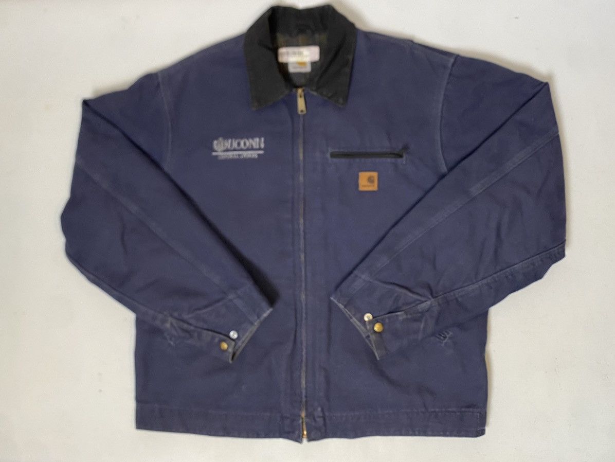 Carhartt Detroit Jacket Carhartt USA size XL J97 DPB blue used Size US XL / EU 56 / 4 - 4 Thumbnail