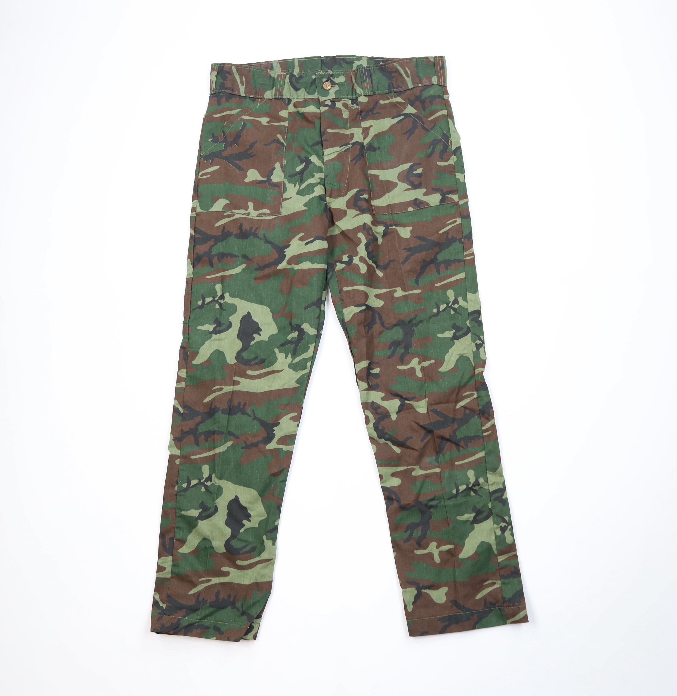 Vintage Vintage 70s Streetwear Faded Camouflage Utility Pants USA Size US 36 / EU 52 - 1 Thumbnail