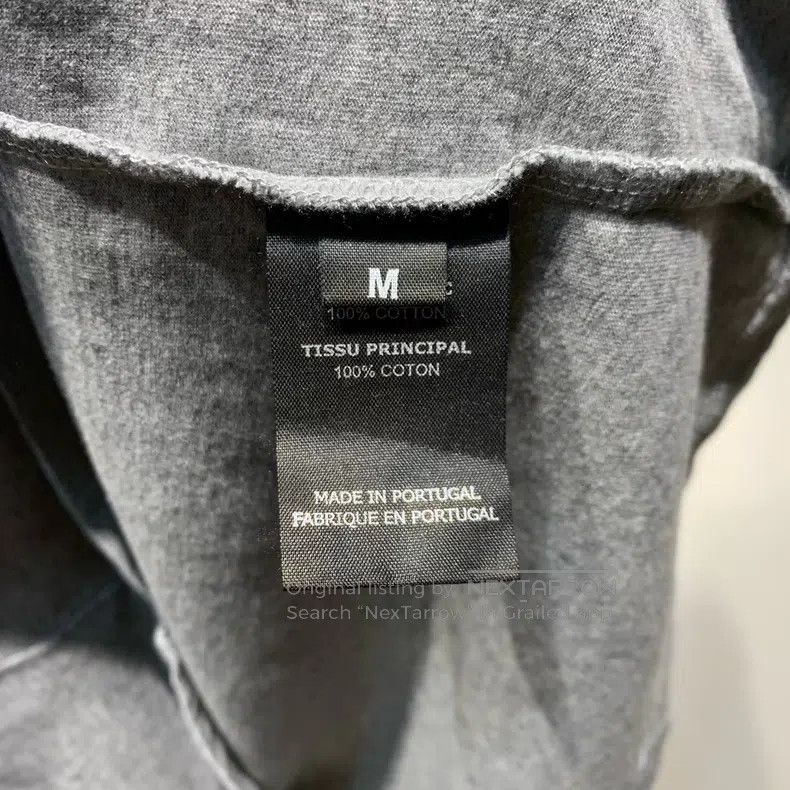 Vetements Vetements Logo Embroidered Print Grey Short Sleeve T-Shirt Size US M / EU 48-50 / 2 - 8 Thumbnail