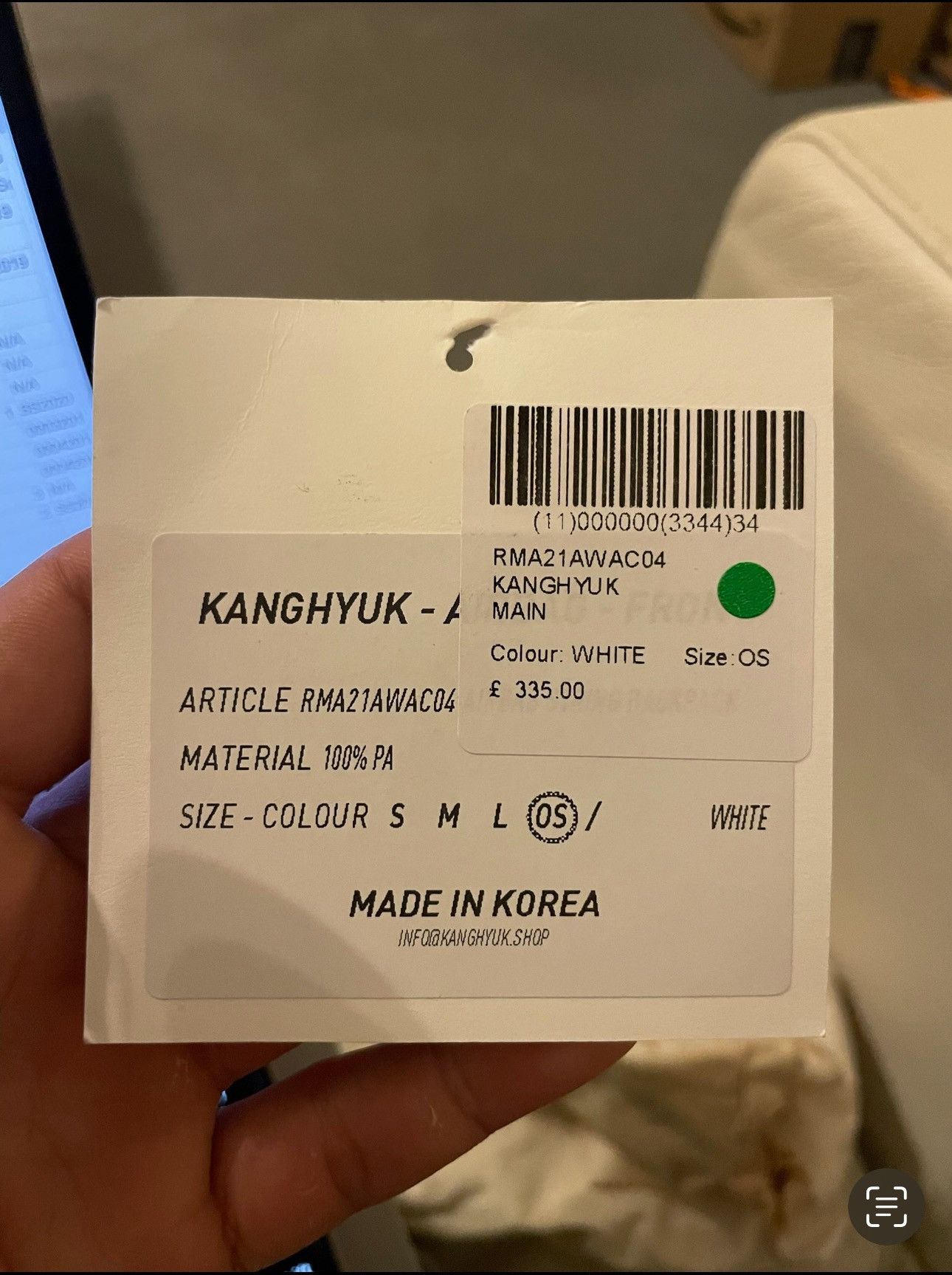 KANGHYUK AW21 Oversized Airbag Backpack Size ONE SIZE - 10 Thumbnail