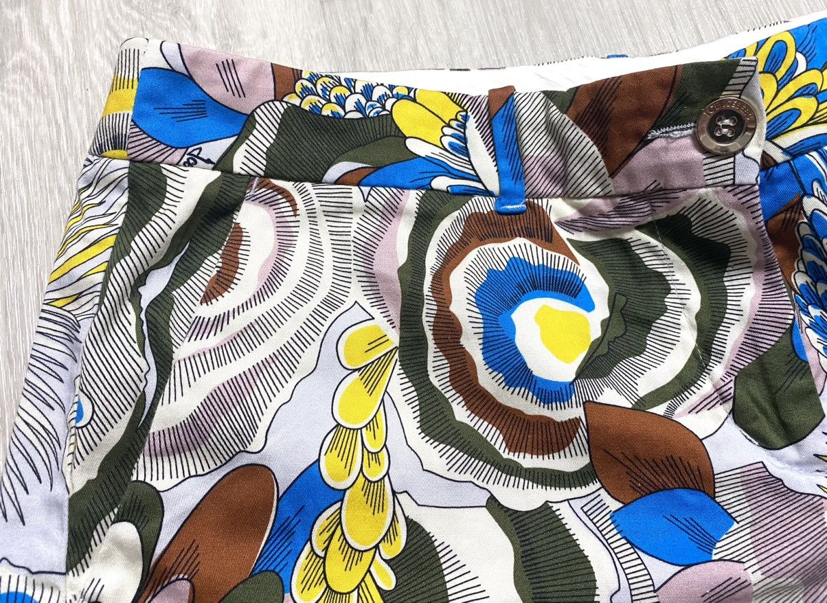 Iceberg Women’s Iceberg Full Print Floral Flower Cotton Shorts Size 28" / US 6 / IT 42 - 6 Thumbnail