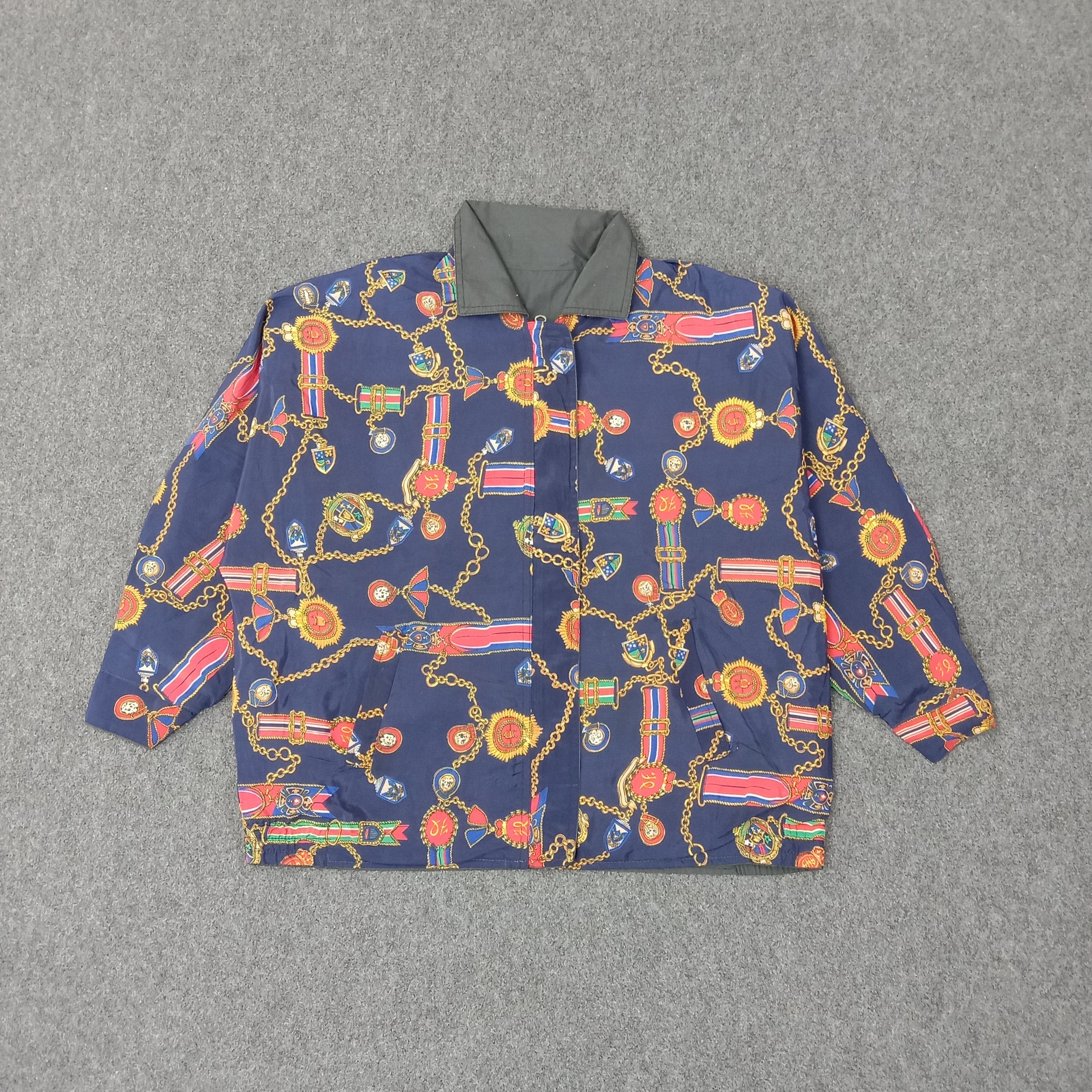 Other Alfred Dunner Medal Design Riversible Bombers Jacket C256N4 Size US L / EU 52-54 / 3 - 1 Thumbnail