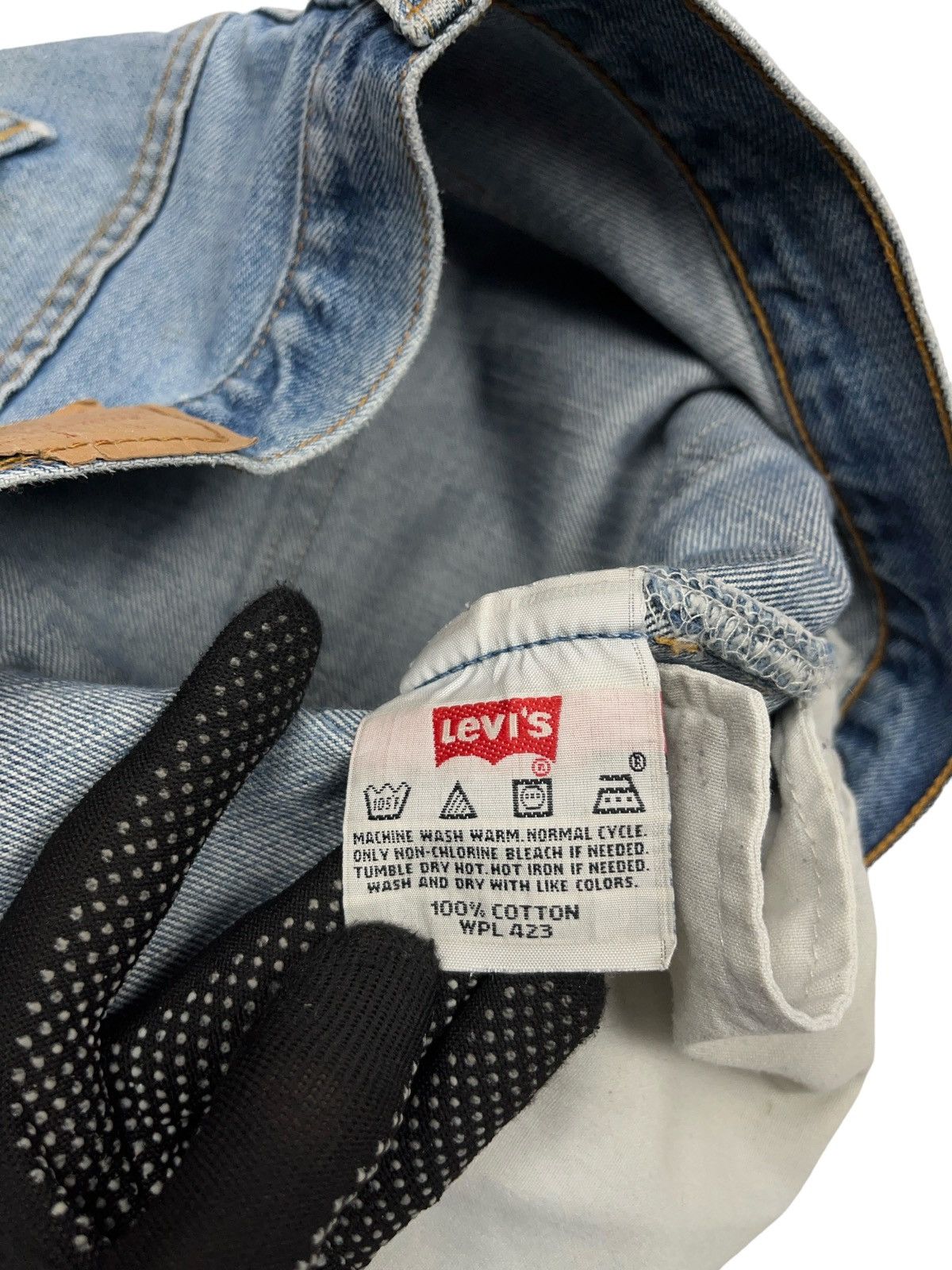 Band Tees Sick GG Allin Custom Hand Made Jeans On Vintage Levi’s 501 Size US 34 / EU 50 - 10 Thumbnail