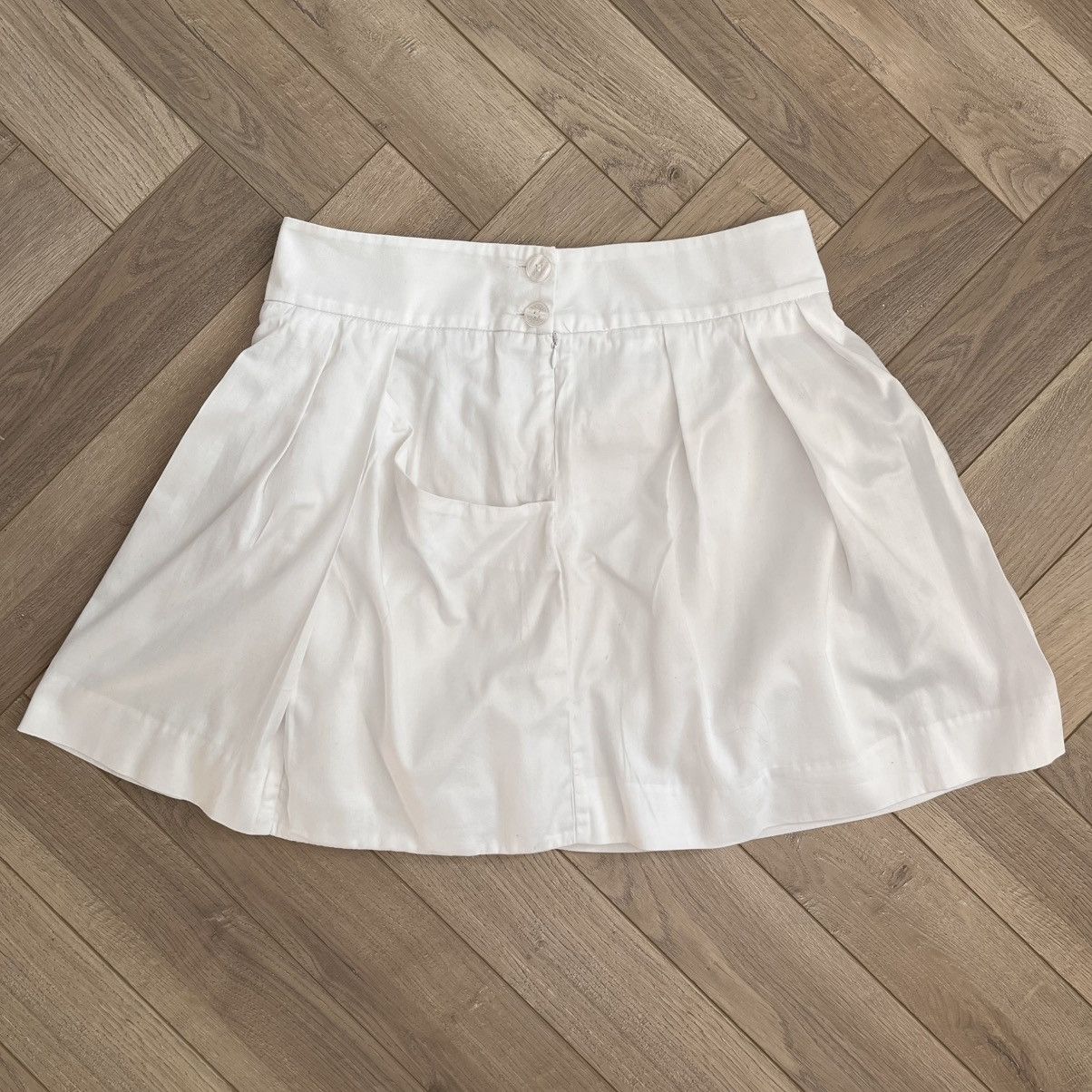Lacoste Lacoste White Vintage Tennis Skirt Size 28" / US 6 / IT 42 - 1 Thumbnail