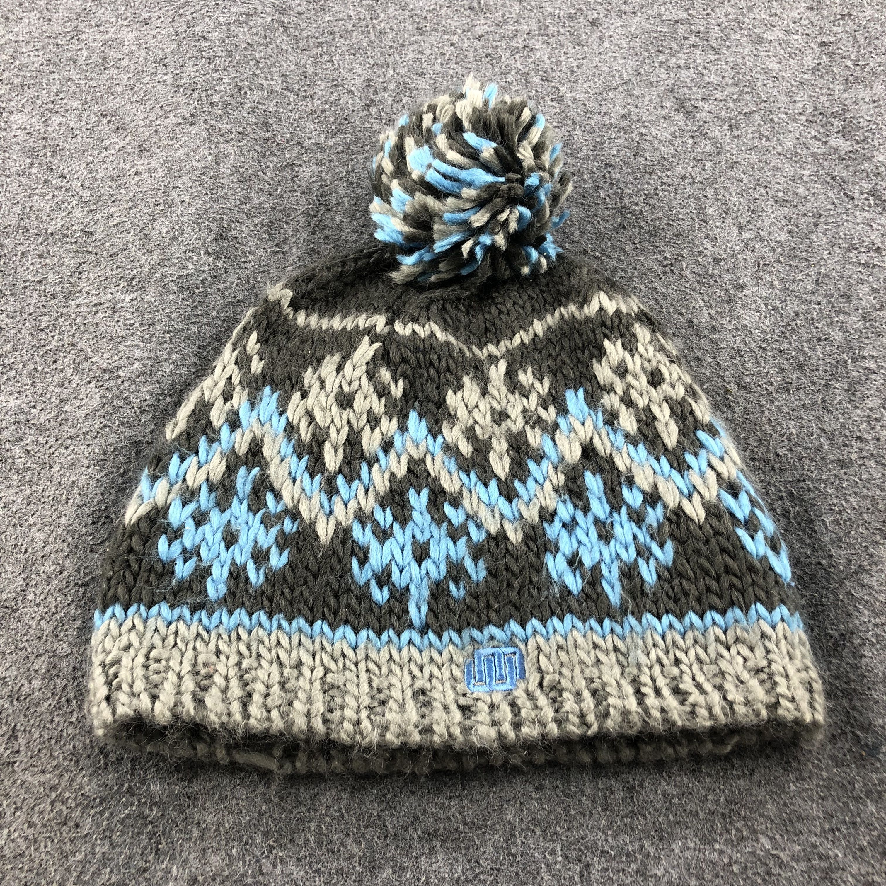 Vintage M3 by MM Knit Bobble Wool Beanie Snowcap Snow Hat B374 Size ONE SIZE - 3 Thumbnail