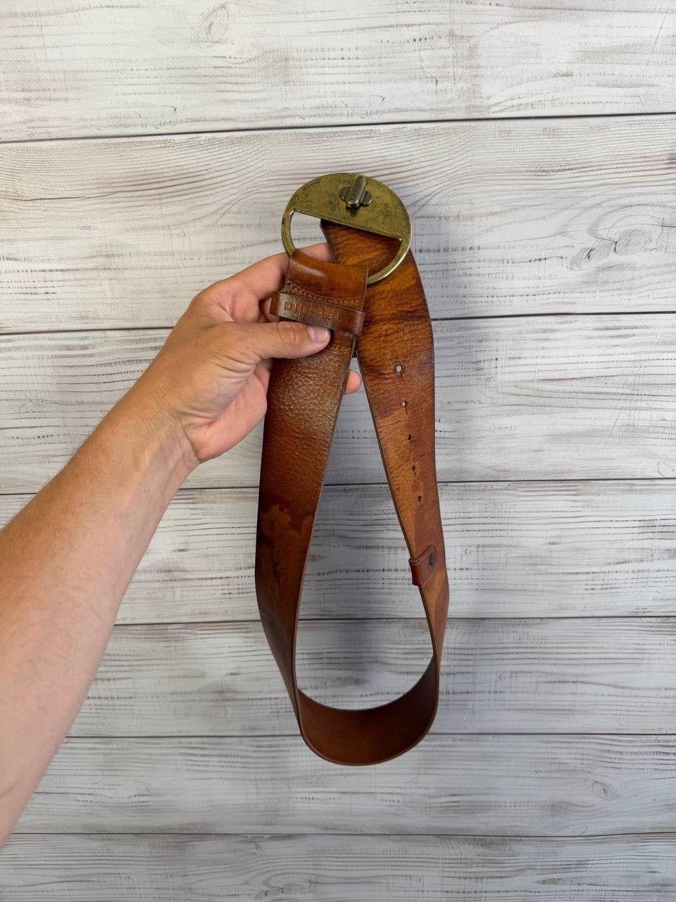 Diesel Vintage Diesel Belt Big Logo Japanesse Y2K Size ONE SIZE - 7 Thumbnail