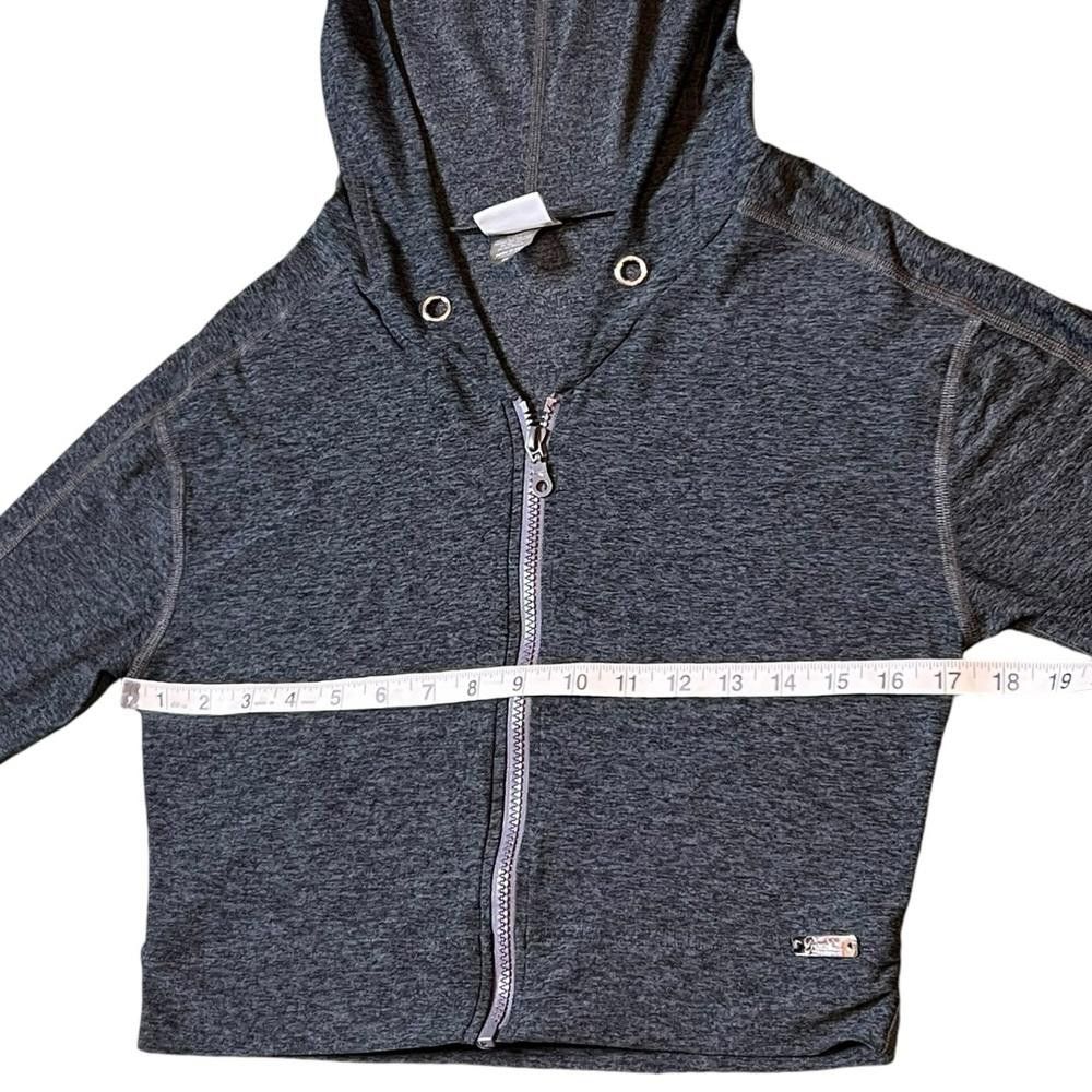 Designer Bombshell Sportswear Cozy Zip Cropped Hoodie Charcoal Gray M Size M / US 6-8 / IT 42-44 - 6 Thumbnail