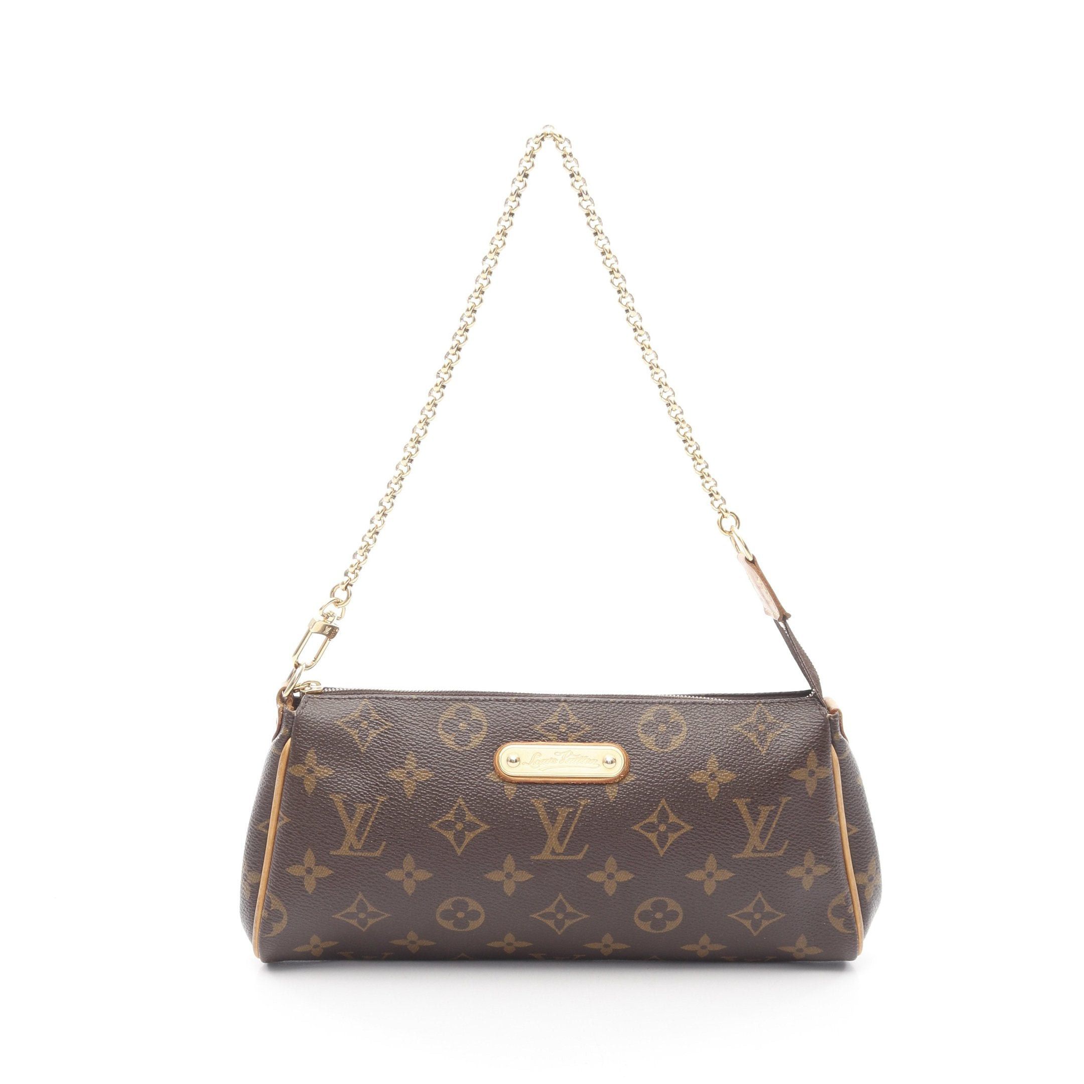 Louis Vuitton Louis Vuitton Eva Monogram Chain Shoulder Bag Leather Brown Size ONE SIZE - 1 Thumbnail