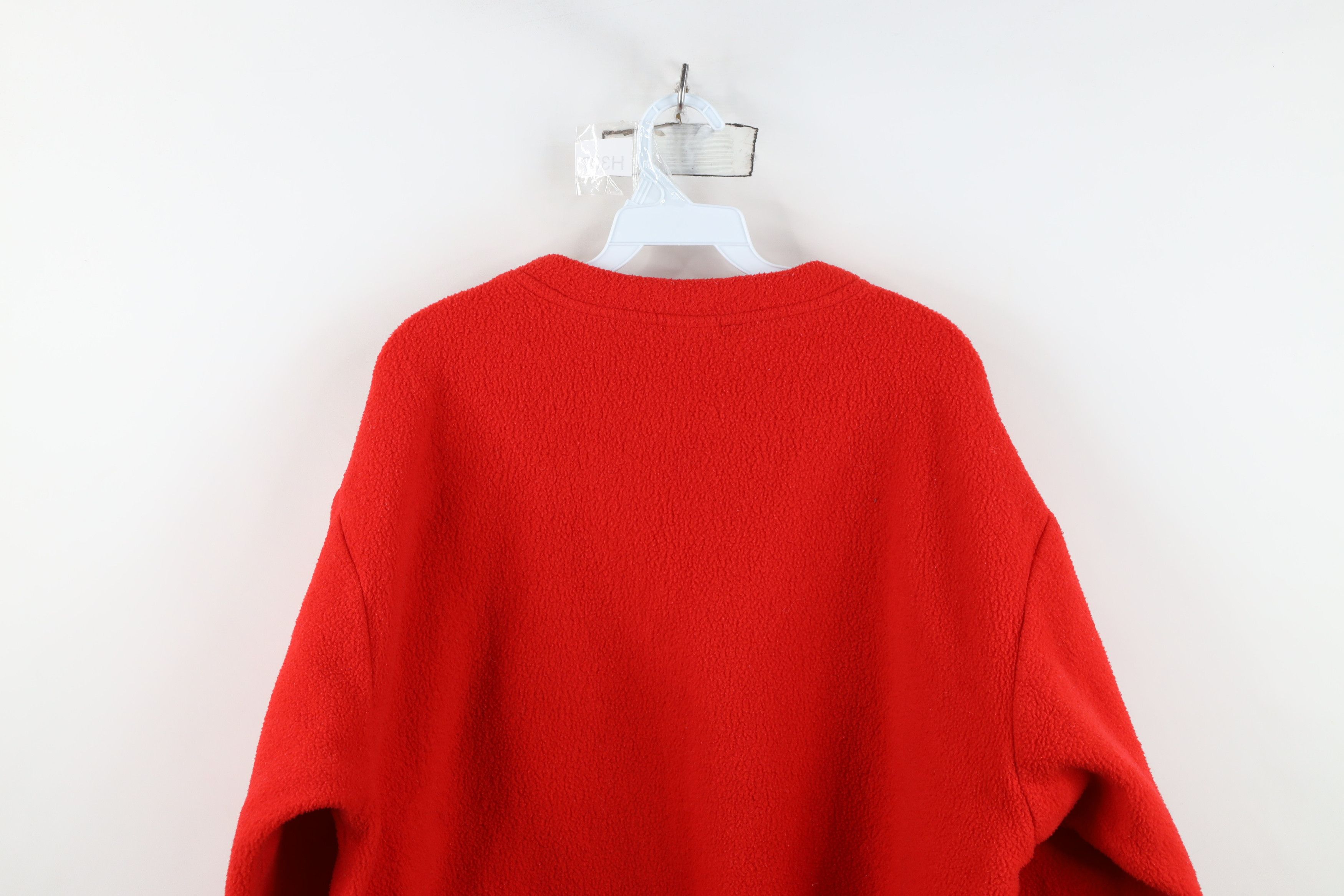 Vintage Vintage 90s Ohio State University Fleece Sweatshirt Red USA Size XL / US 12-14 / IT 48-50 - 11 Thumbnail