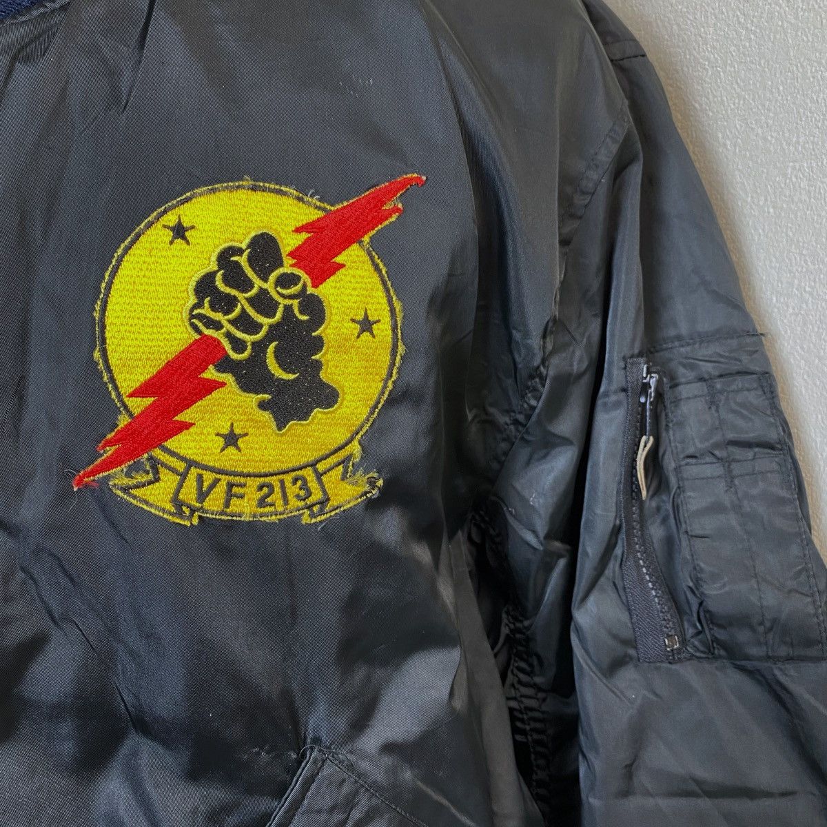 Vintage Jacket Fly Intermediate Vintage 90s MA 1 Fly Bomber