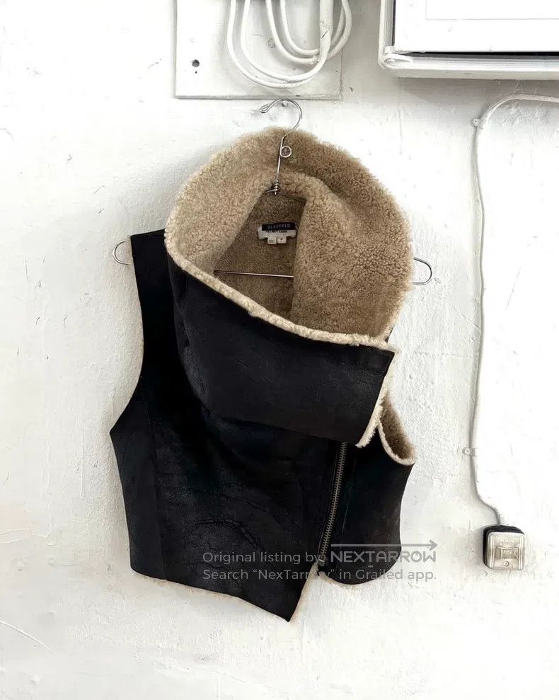 Helmut Lang HELMUT LANG Lamb Leather Faux Fur Vest Size US S / EU 44-46 / 1 - 3 Thumbnail
