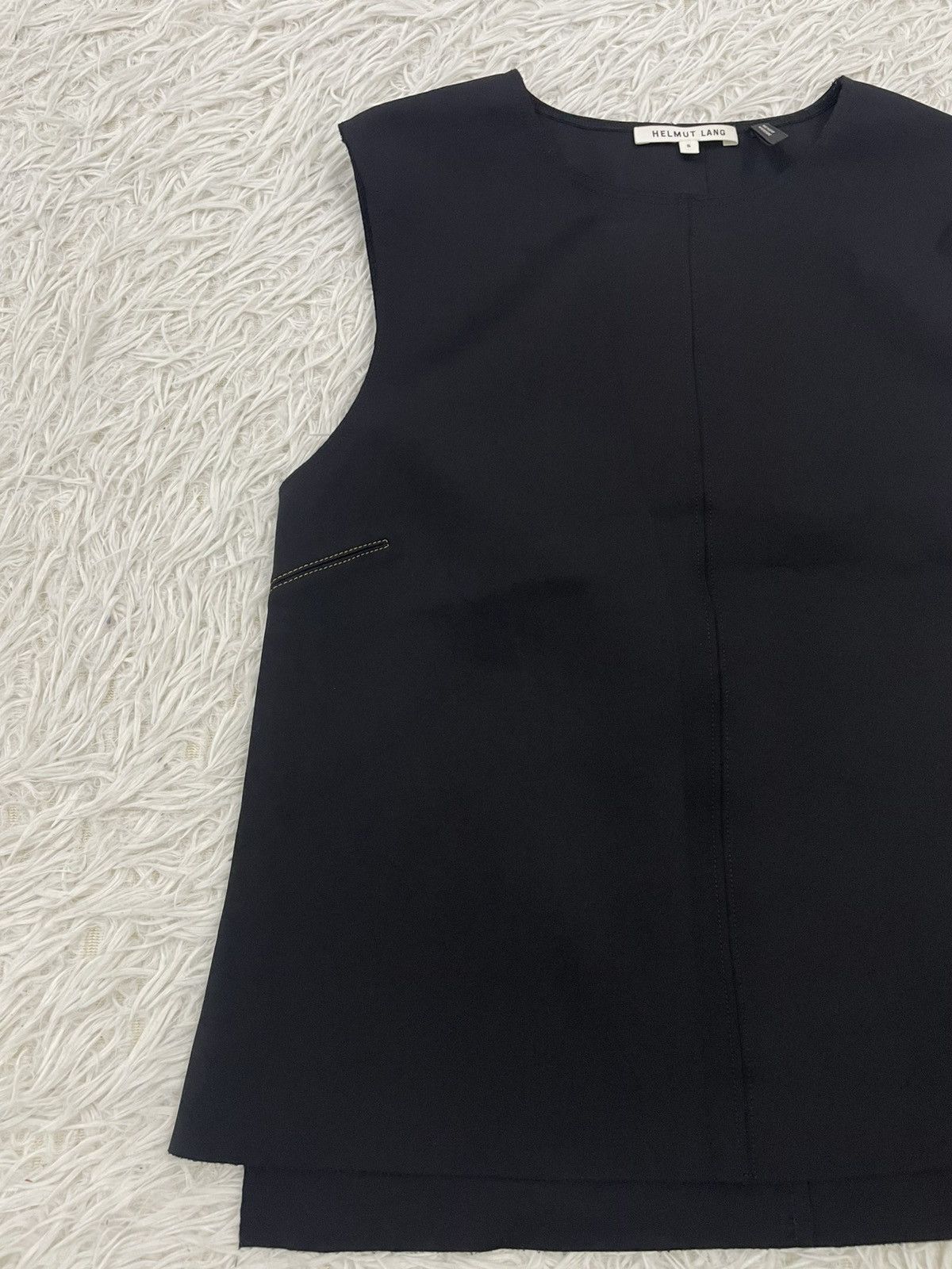 Helmut Lang Helmut Lang Scuba Shll Tee Sleeveless Size S / US 4 / IT 40 - 4 Thumbnail