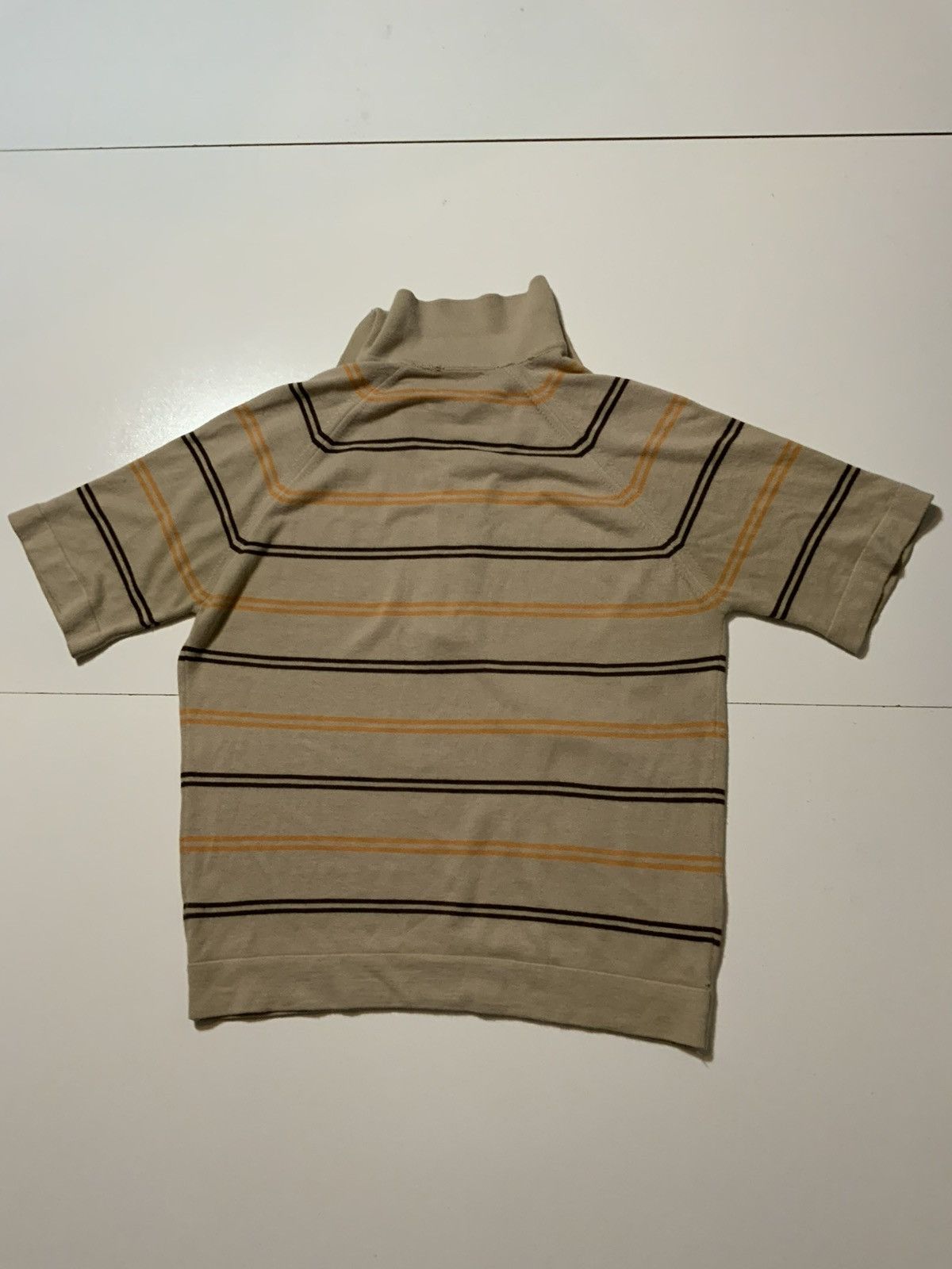 Vintage Vintage 60s Thane Robinsons California S/S Polo Stripe Shirt Size US M / EU 48-50 / 2 - 2 Thumbnail
