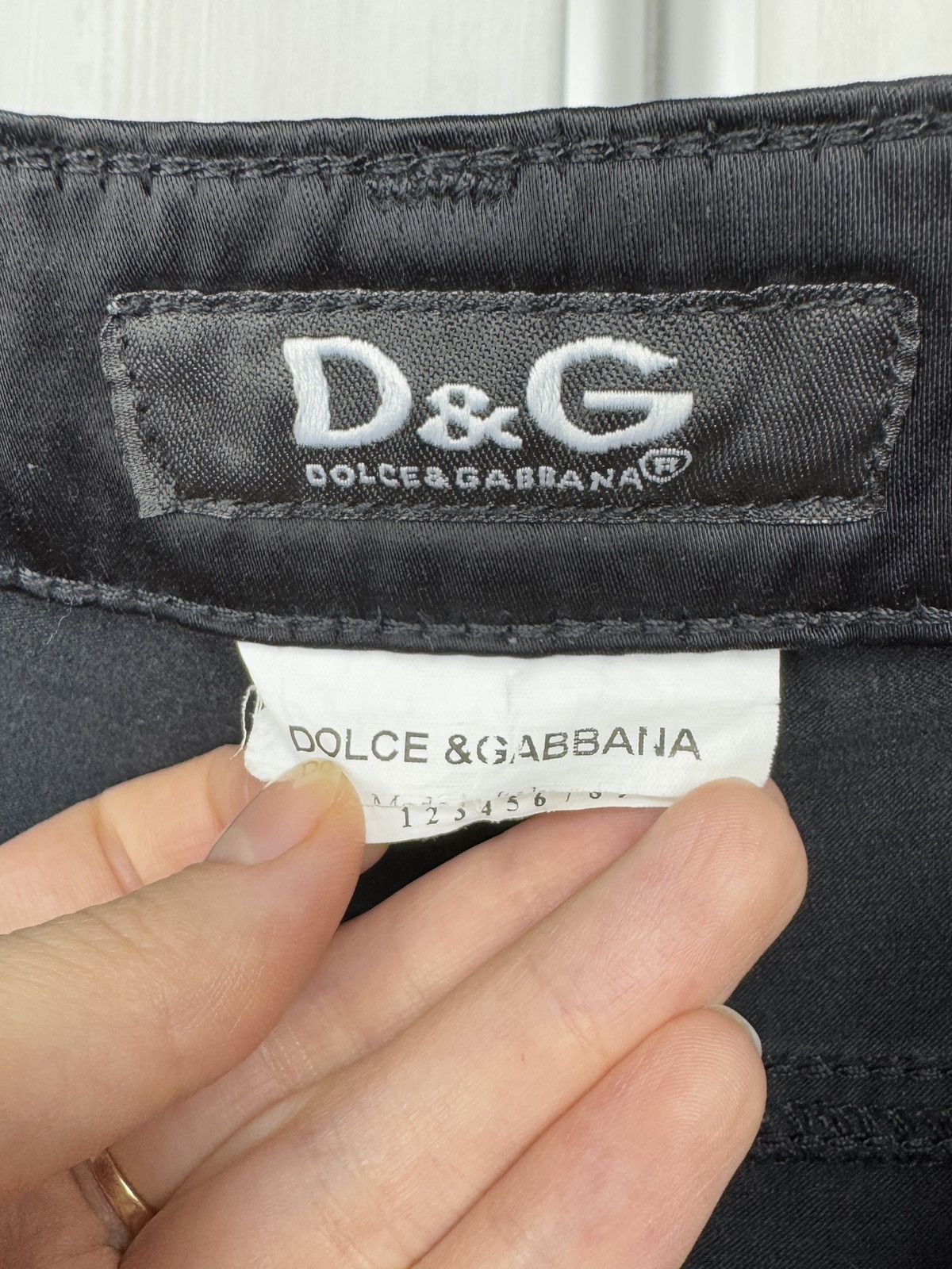 Dolce & Gabbana Dolce & Gabbana vintage black nylon flared wide pants hype Size US 34 / EU 50 - 14 Thumbnail