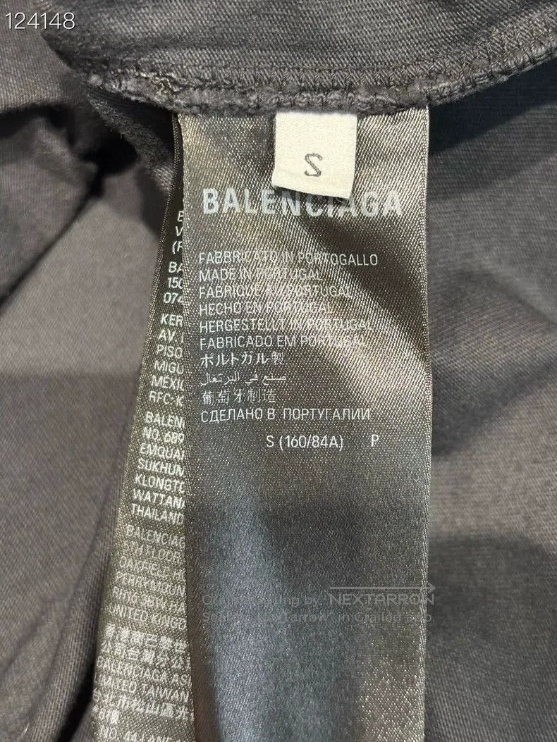 Balenciaga Balenciaga Letter Heart Shape Printed Short Sleeve T-Shirt Size US S / EU 44-46 / 1 - 4 Thumbnail
