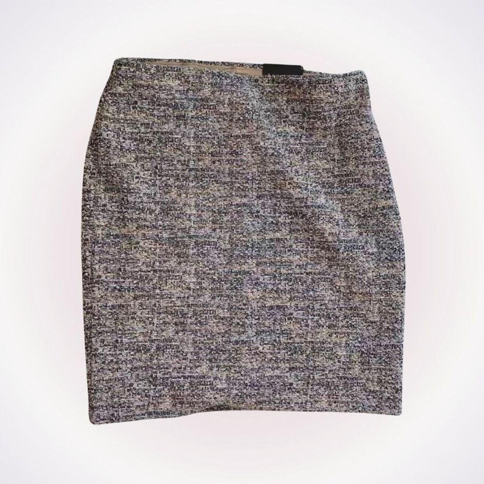 Express Express Tweed Neutral High Rise Skirt | Sz XS, NWT Size 25" / US 0 / IT 36 - 1 Thumbnail
