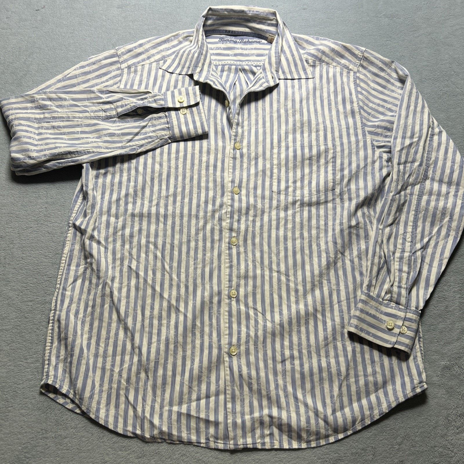 Tommy Bahama Tommy Bahama Button Up Silk Shirt Large Long Sleeve Pocket Size US L / EU 52-54 / 3 - 8 Thumbnail