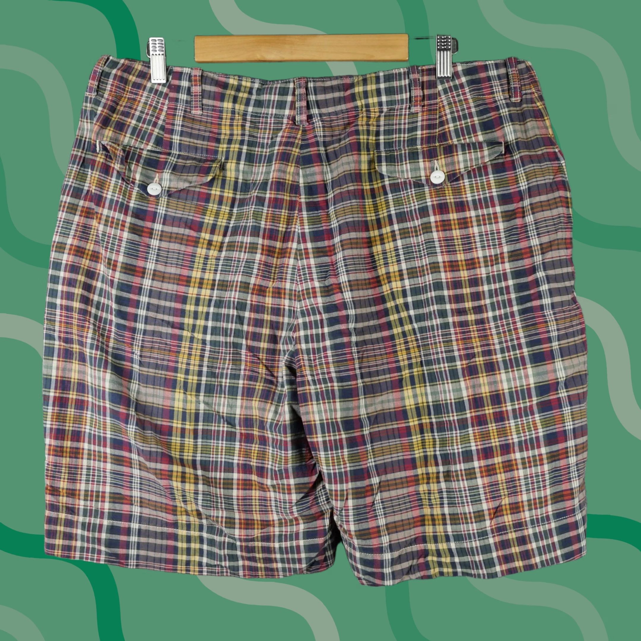 Polo Ralph Lauren Polo Ralph Lauren Shorts Mens 38 Madras Plaid Cotton Chino Preppy Casual Size US M / EU 48-50 / 2 - 1 Thumbnail
