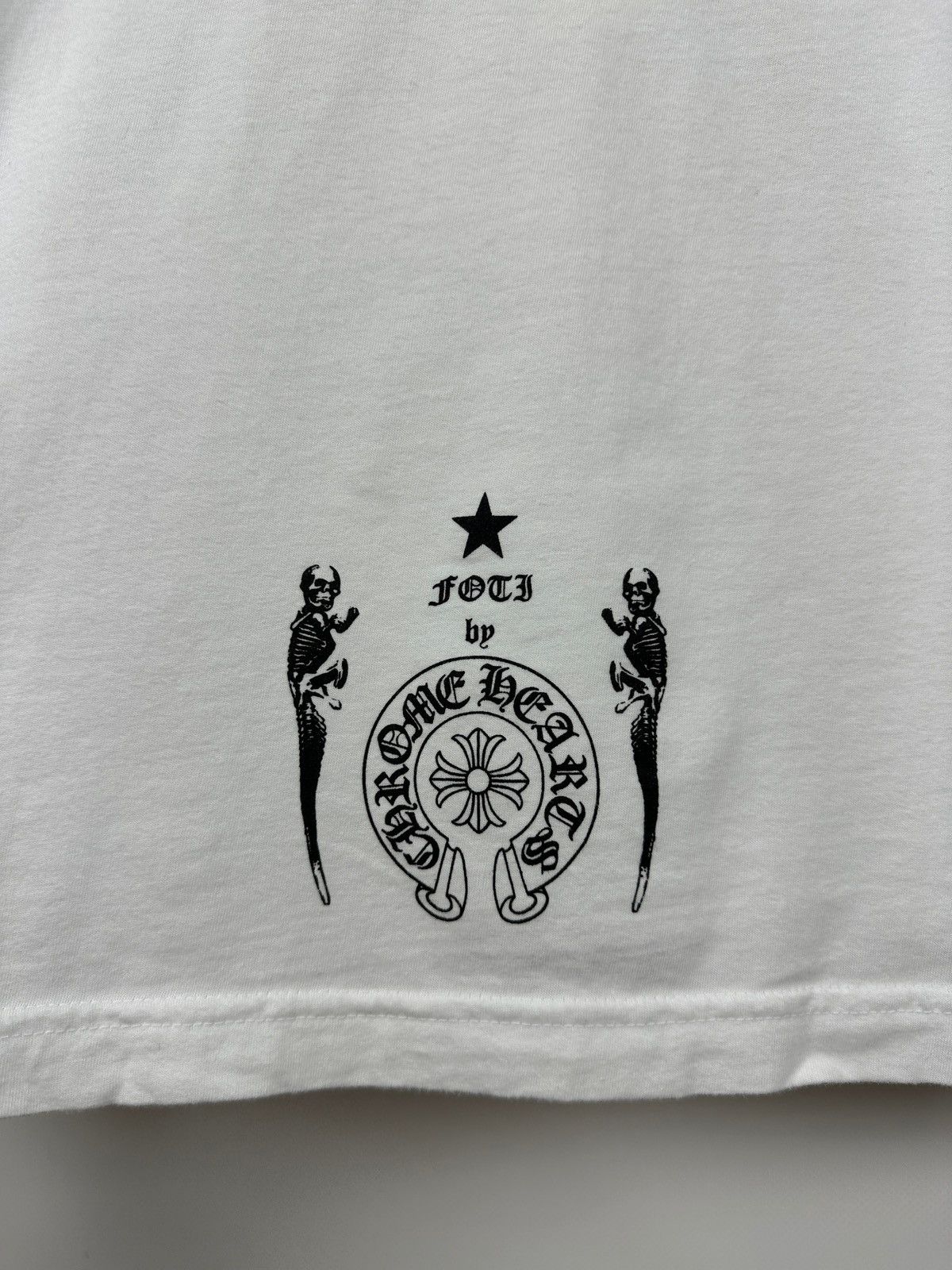 Chrome Hearts Chrome Hearts Foti Rainbow Skull White T-Shirt Size US M / EU 48-50 / 2 - 17 Thumbnail