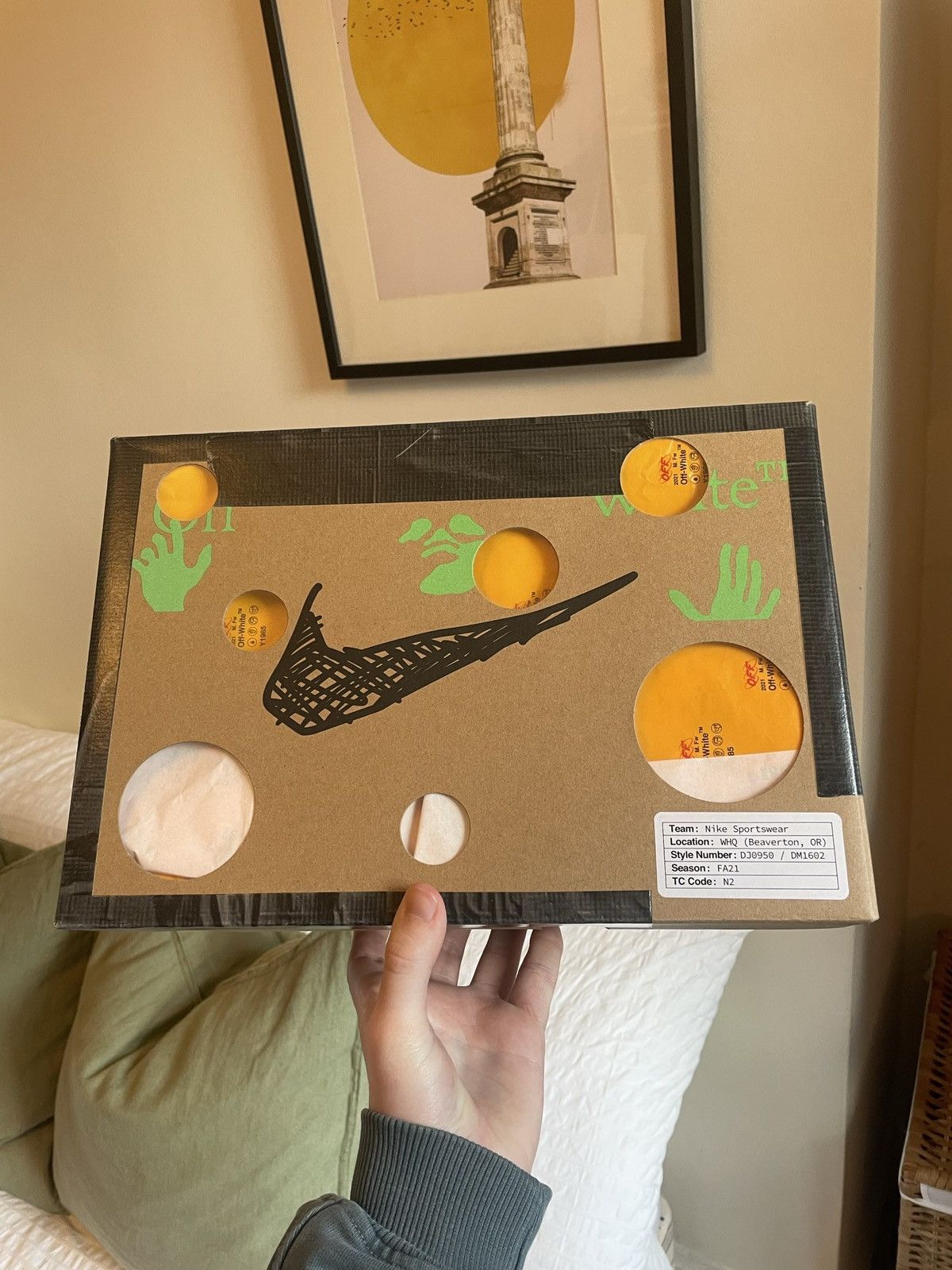 Nike × Off-White Nike x Off-White Dunk Low, Lot 23, UK10.5 / US11.5 Size US 11.5 / EU 44-45 - 6 Thumbnail