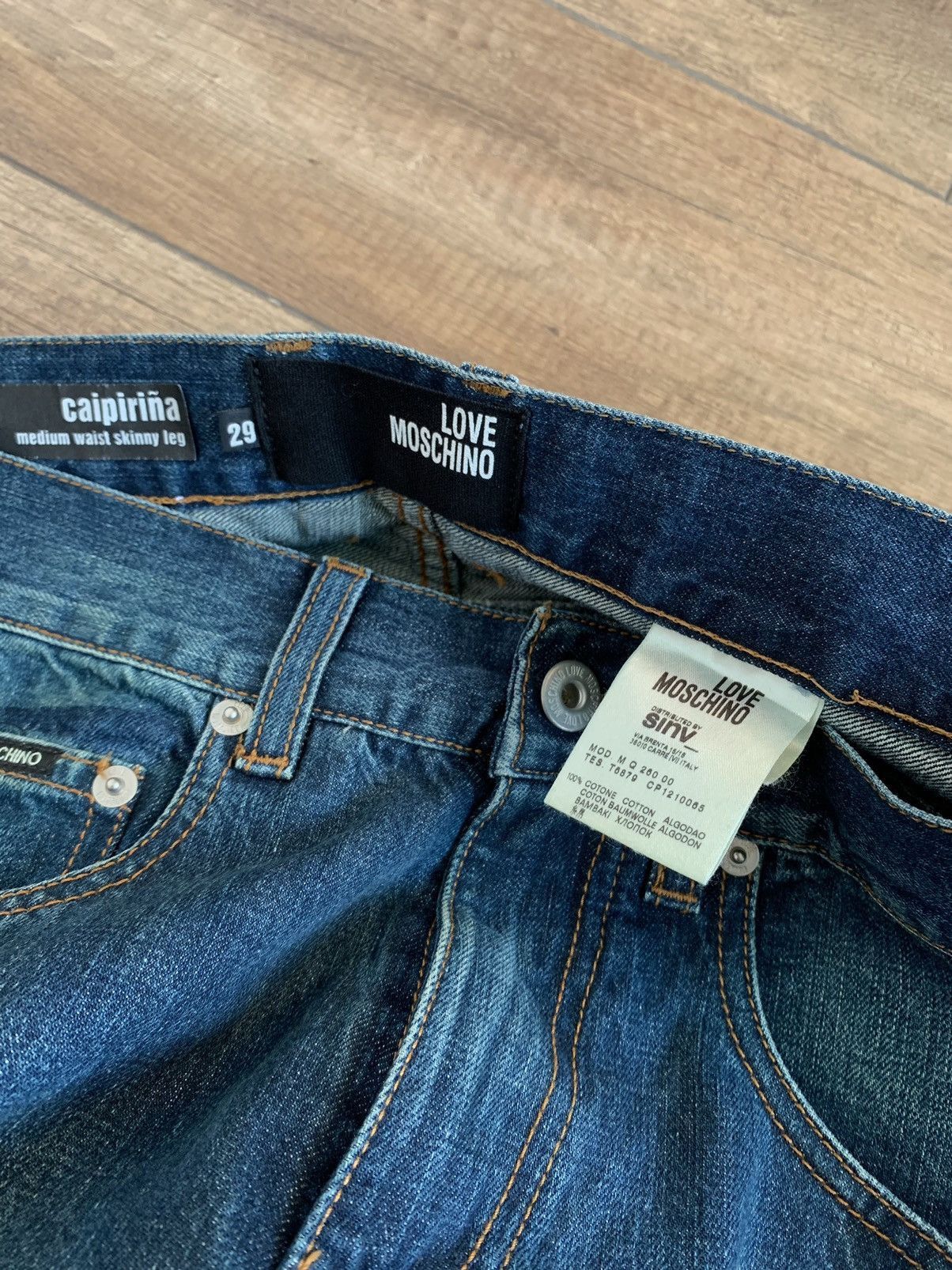 Moschino Love Moschino Caipirina Medium Waist Skinny Jeans Pants Size US 29 - 8 Thumbnail