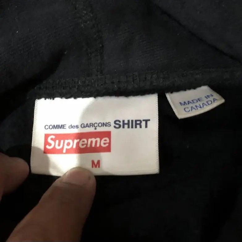 Comme des Garcons SHIRT × Supreme Supreme Comme Des Garcons SHIRT Box Logo Hooded Sweatshirt Size US M / EU 48-50 / 2 - 5 Thumbnail