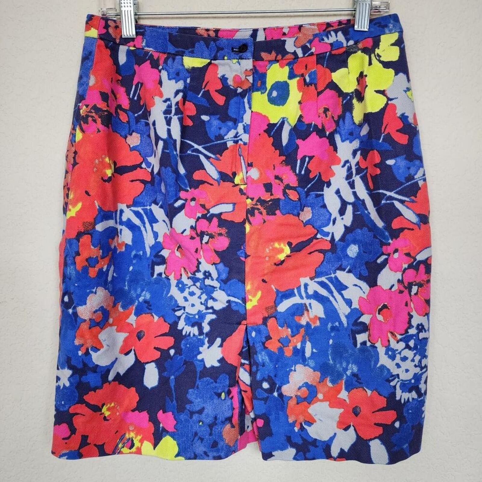 Other Ann Taylor Loft 10P Floral Skirt Size 32" / US 10 / IT 46 - 2 Thumbnail