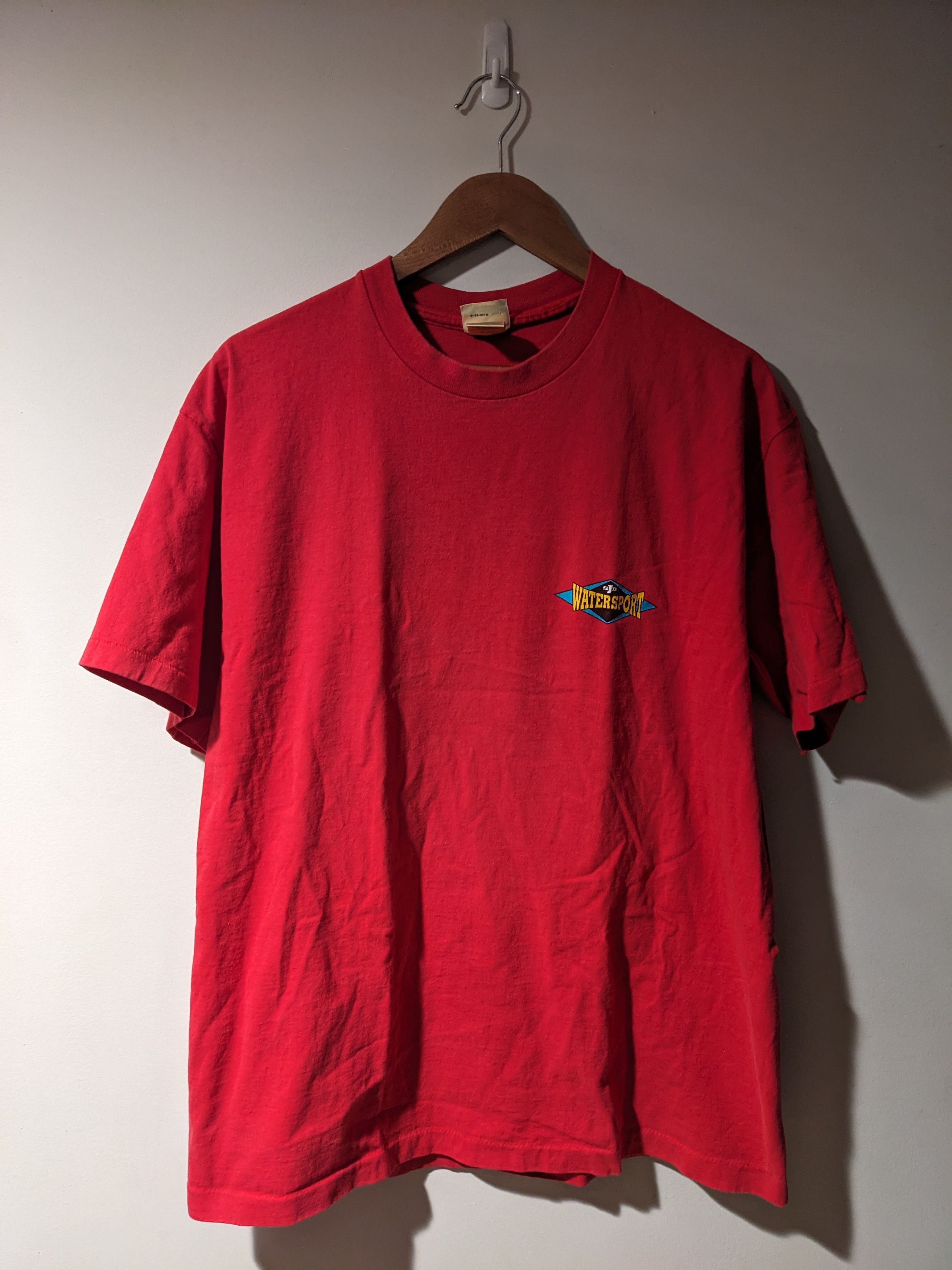 St. Johns Bay × Vintage Vintage 90s Wave Action Water Sport St. John's Bay T-Shirt Size US L / EU 52-54 / 3 - 3 Thumbnail