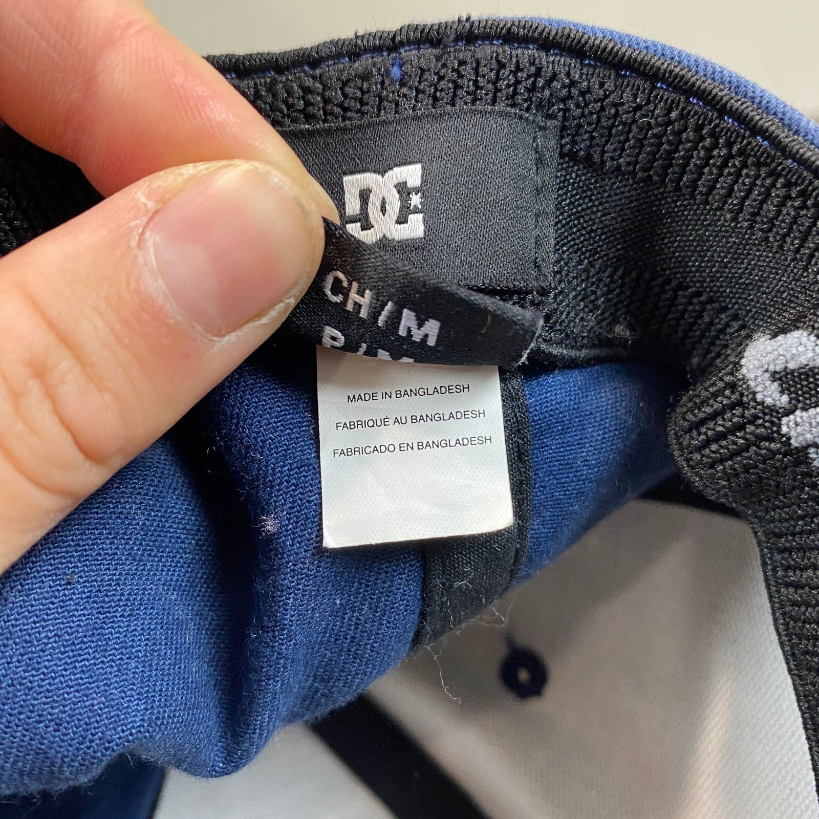 DC DC Shoes Flexfit Logo Fitted Hat Baseball Skater Y2K Hat S/M Size ONE SIZE - 10 Thumbnail